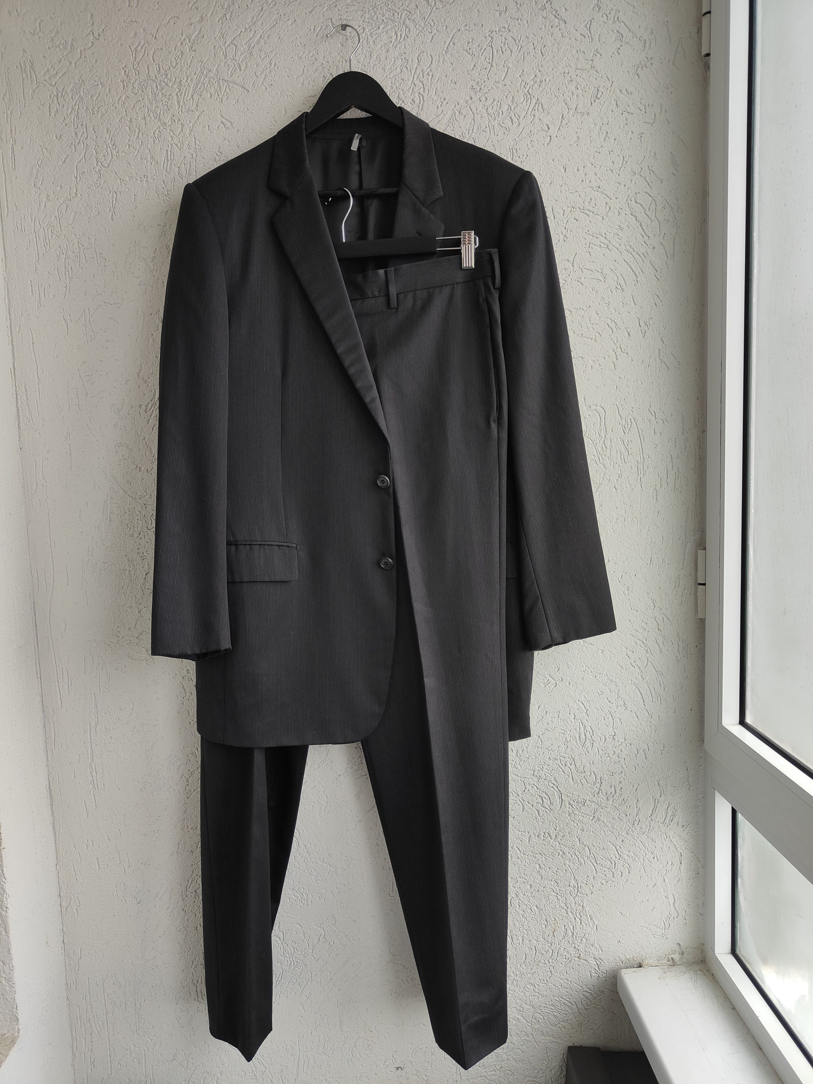 Dior × Hedi Slimane Dior Homme 2007 Suit Peak Lapel blazer