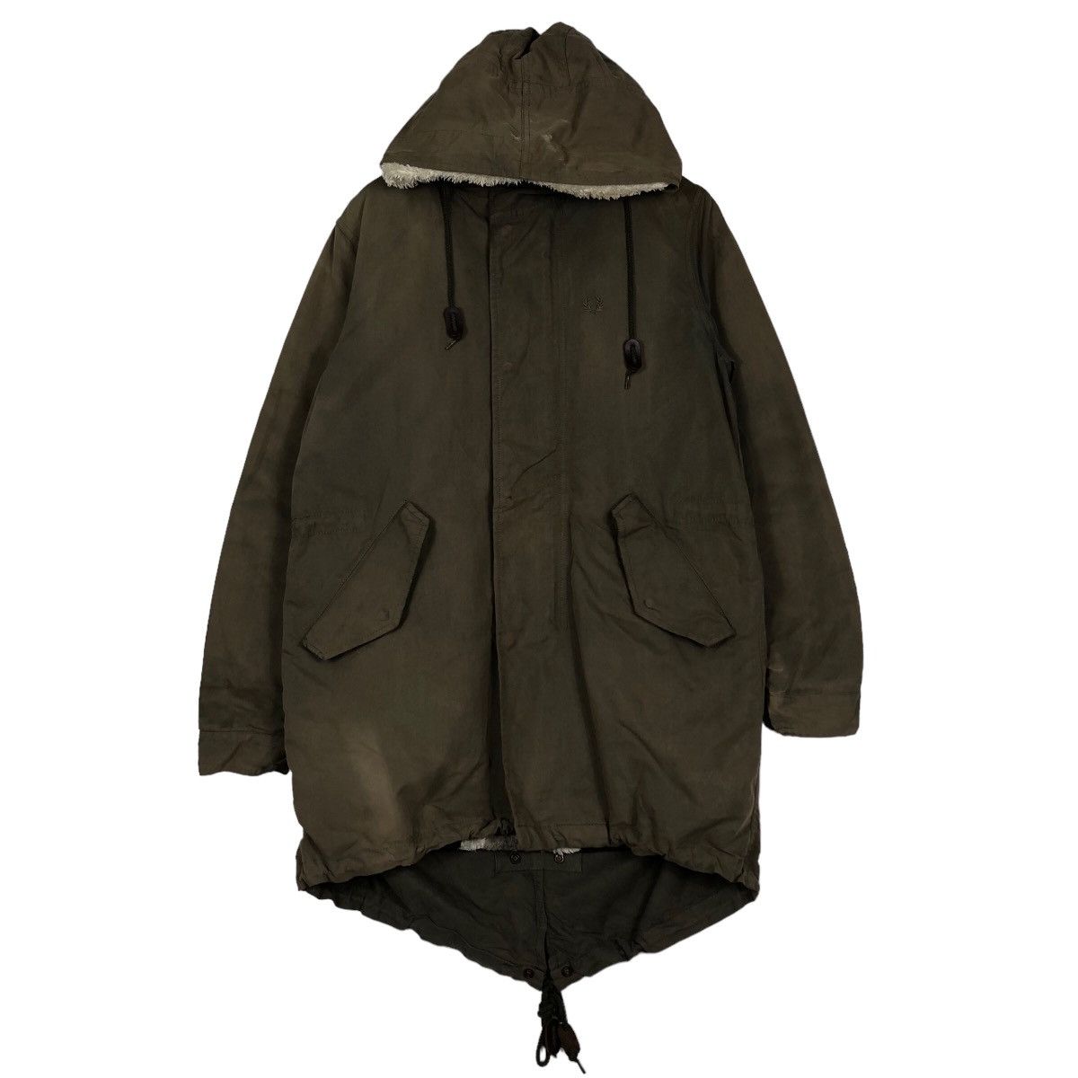 Fred Perry 🔥Vintage Fred Perry Jacket Big Flag Kingdom Shearling Size US M / EU 48-50 / 2 - 1 Thumbnail