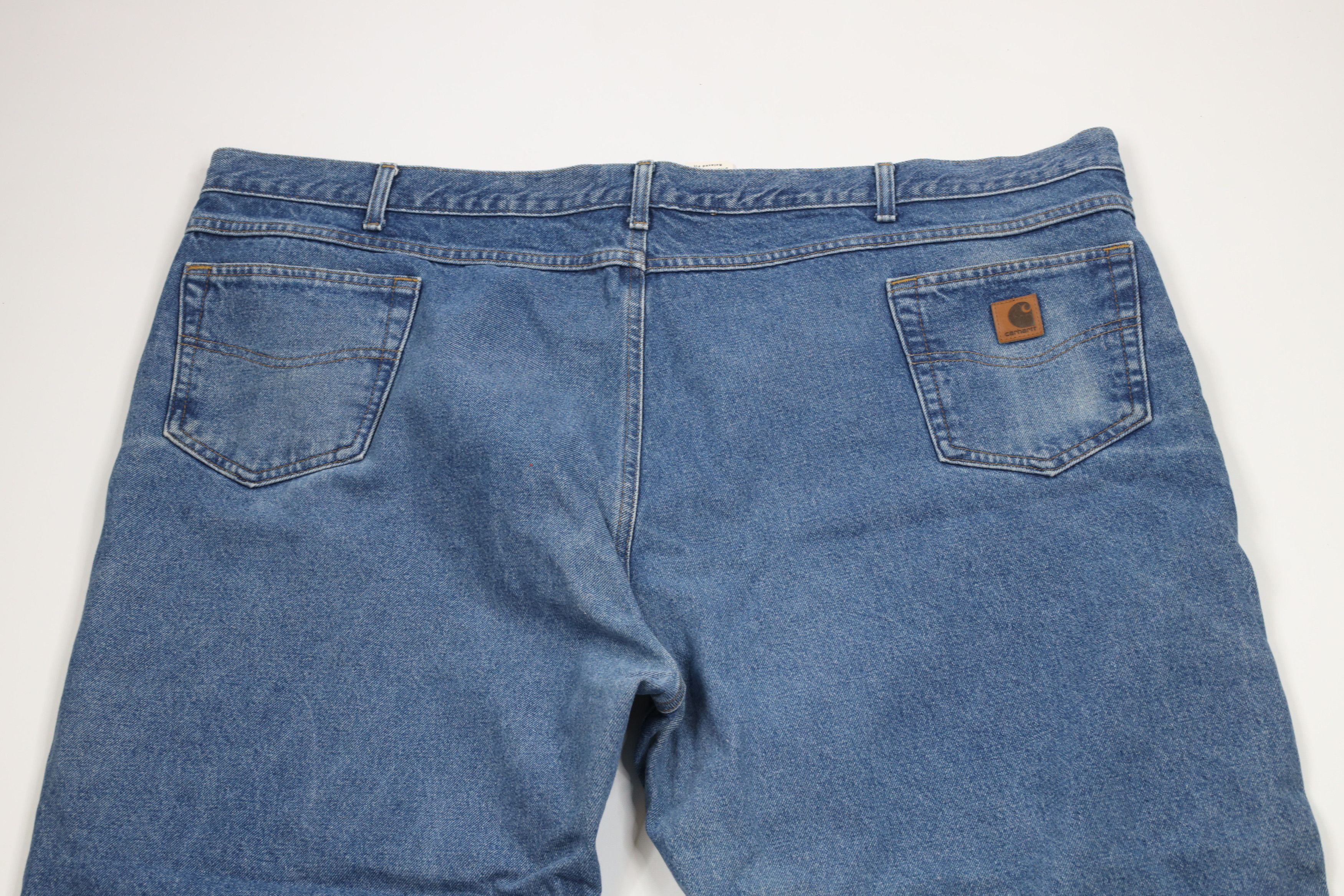 Carhartt × Vintage Vintage Y2K Carhartt Spell Relaxed Fit Wide Leg Jeans Blue Size US 44 / EU 60 - 12 Thumbnail