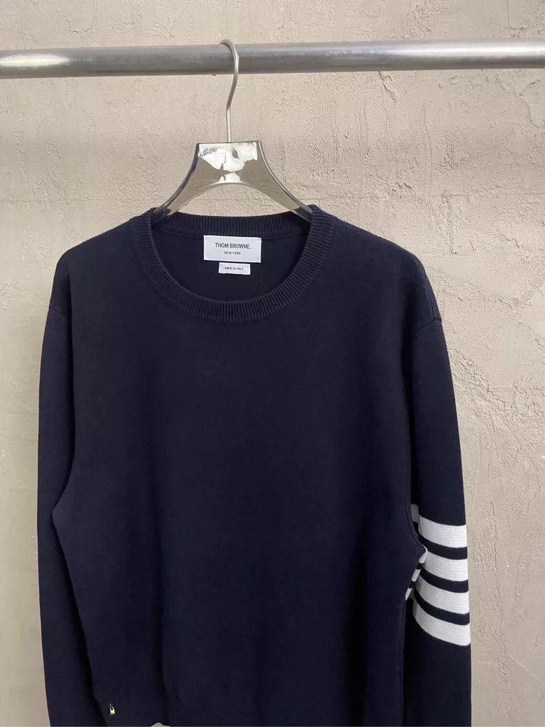 Thom Browne Thom Browne size2 Golden round neck knit sweater Size US M / EU 48-50 / 2 - 3 Thumbnail