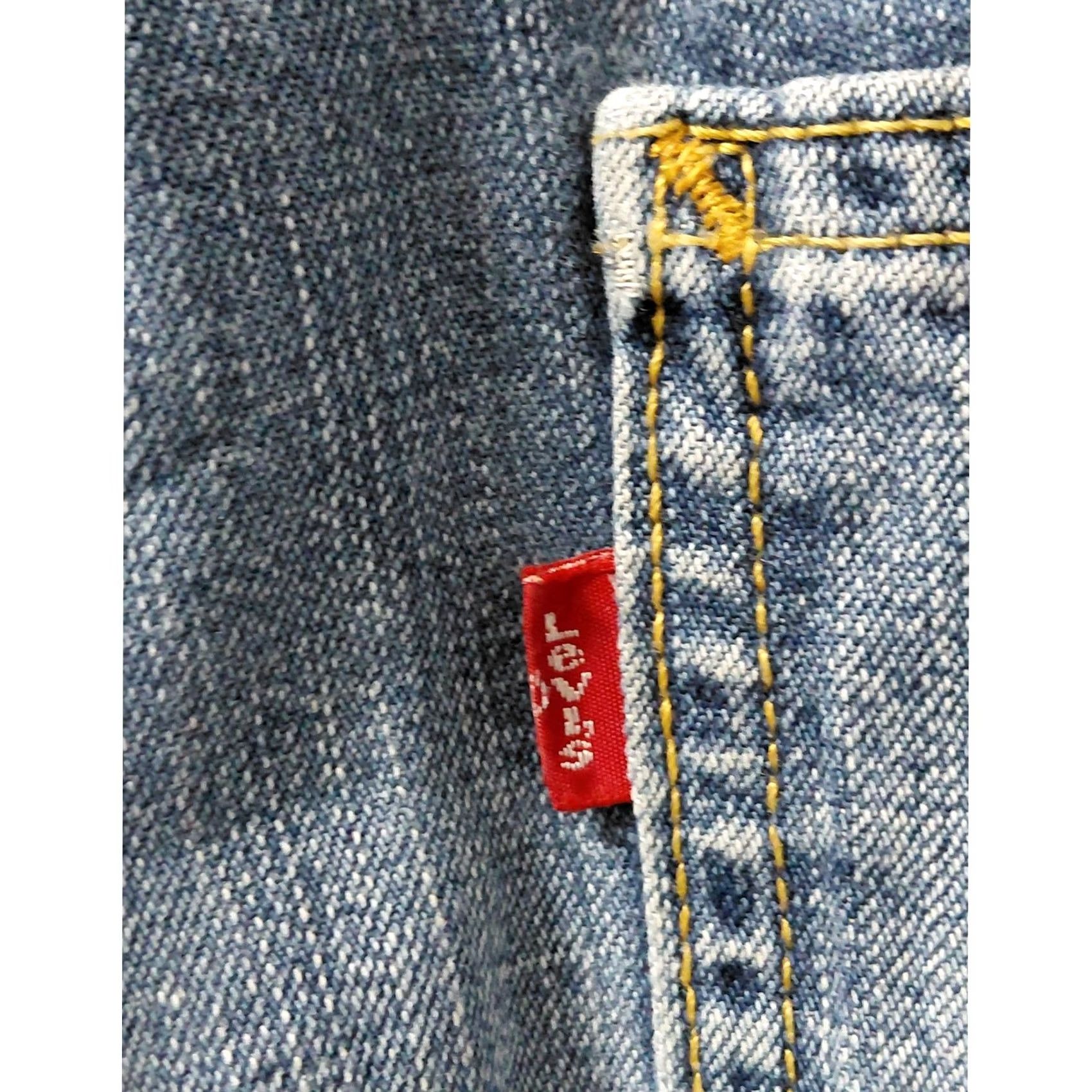 Levi's Levi's Carpenter Loose Straight Jeans Blue Solid Denim Size L32 W38 Mens Size US 32 / EU 48 - 4 Thumbnail