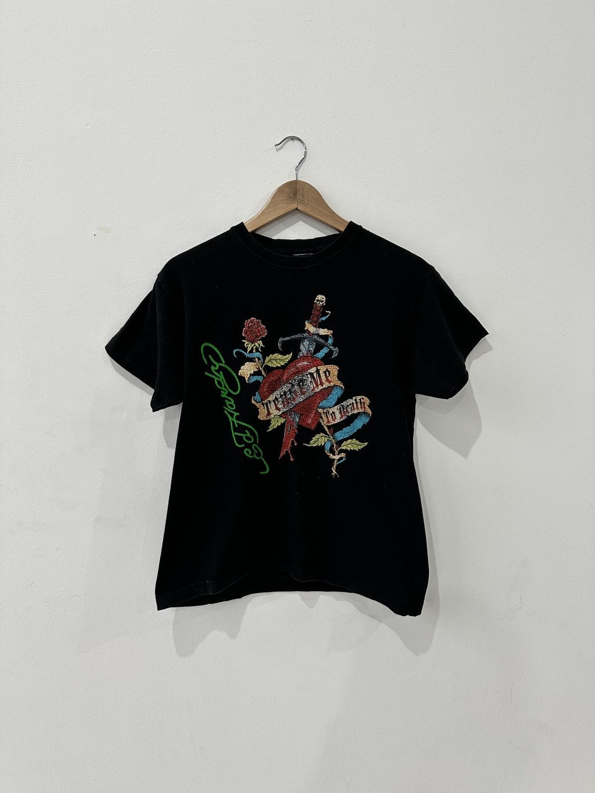 Ed Hardy × Japanese Brand Ed Hardy vintage Y2K T shirt Size S / US 4 / IT 40 - 1 Thumbnail