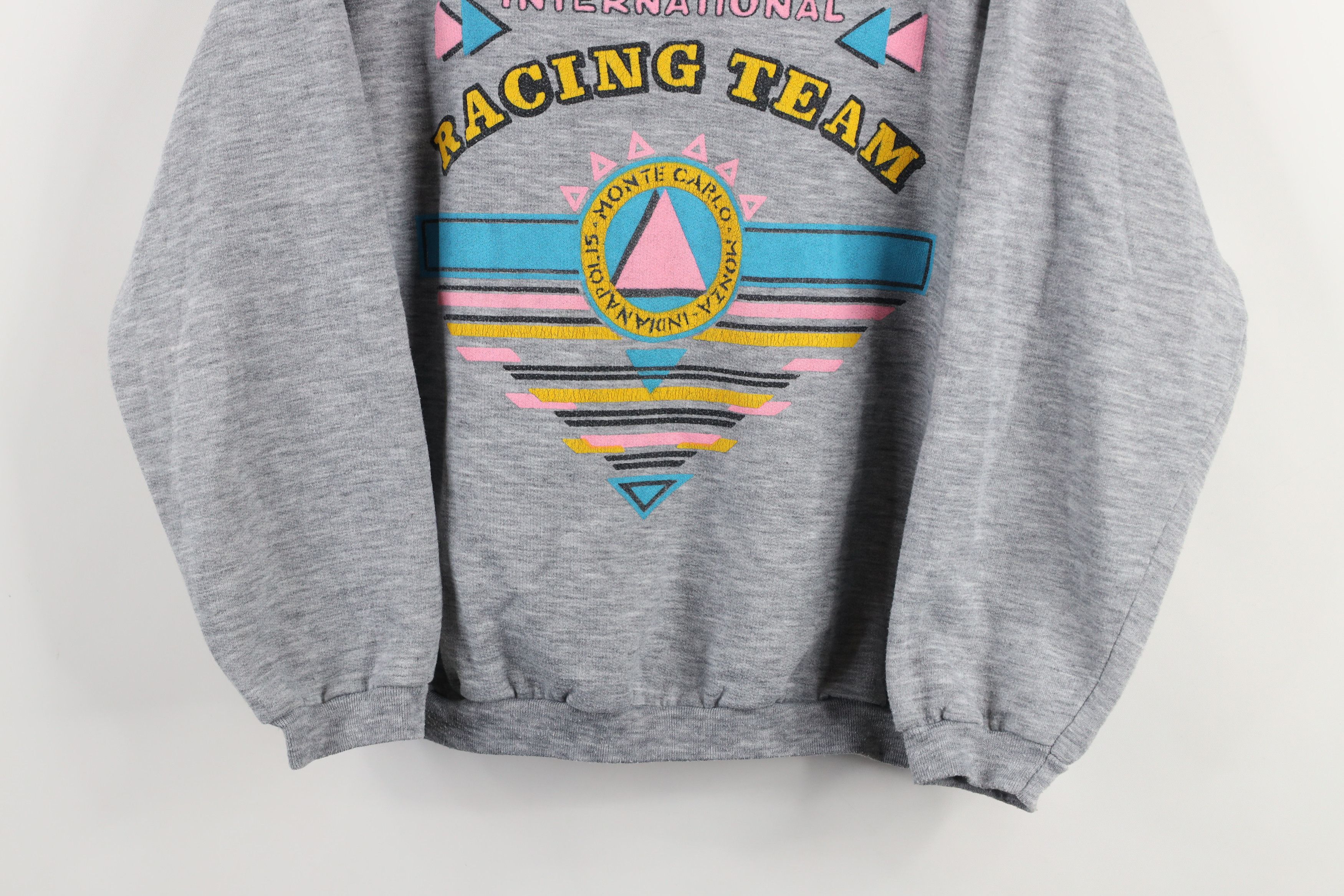 Vintage Vintage 80s International Racing Carlo Monza Sweatshirt F1 Size S / US 4 / IT 40 - 3 Thumbnail