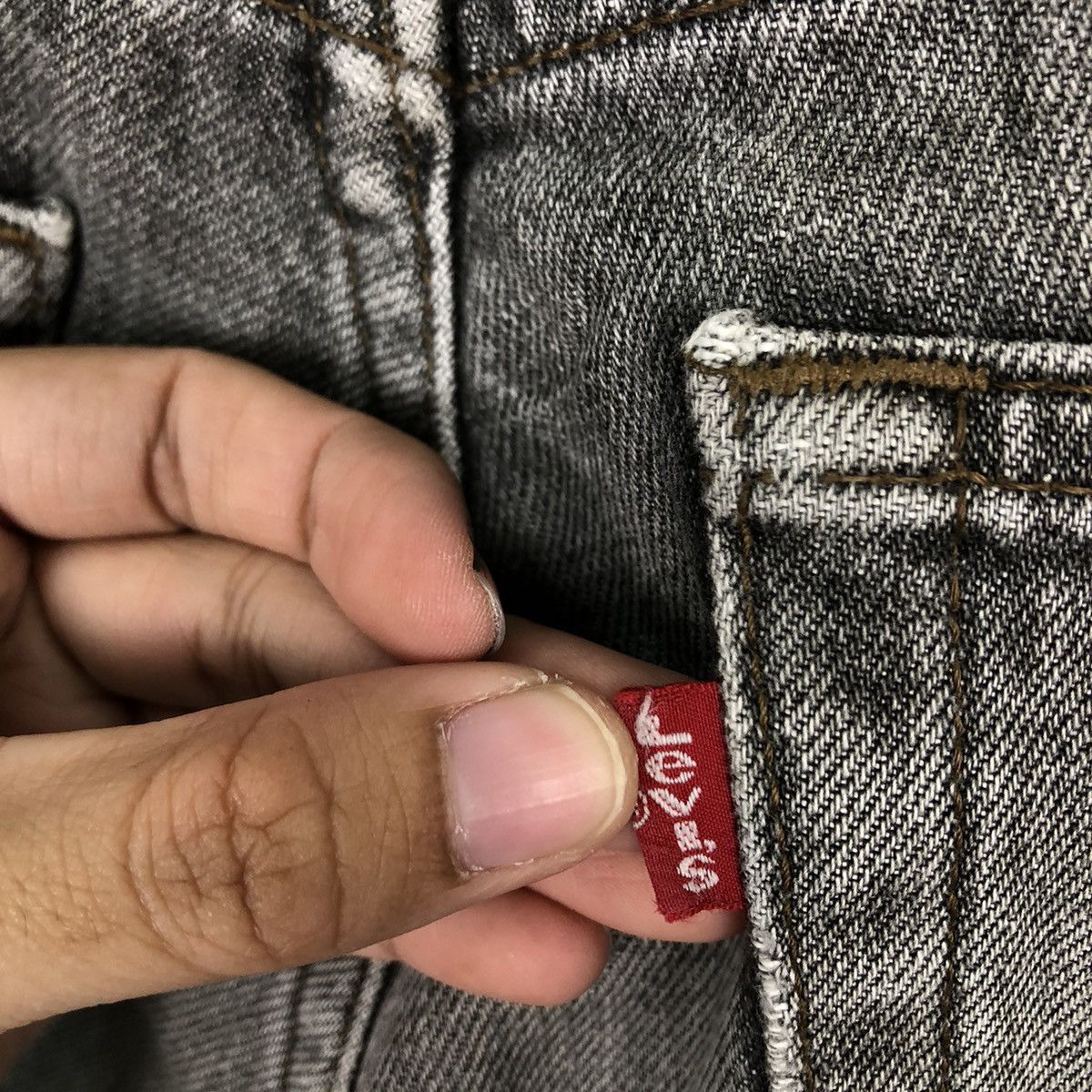 Levi's Vintage Clothing 🔥VINTAGE DISTRESSED DENIM JEANS LEVI’S LOT 505 Size US 28 / EU 44 - 13 Thumbnail