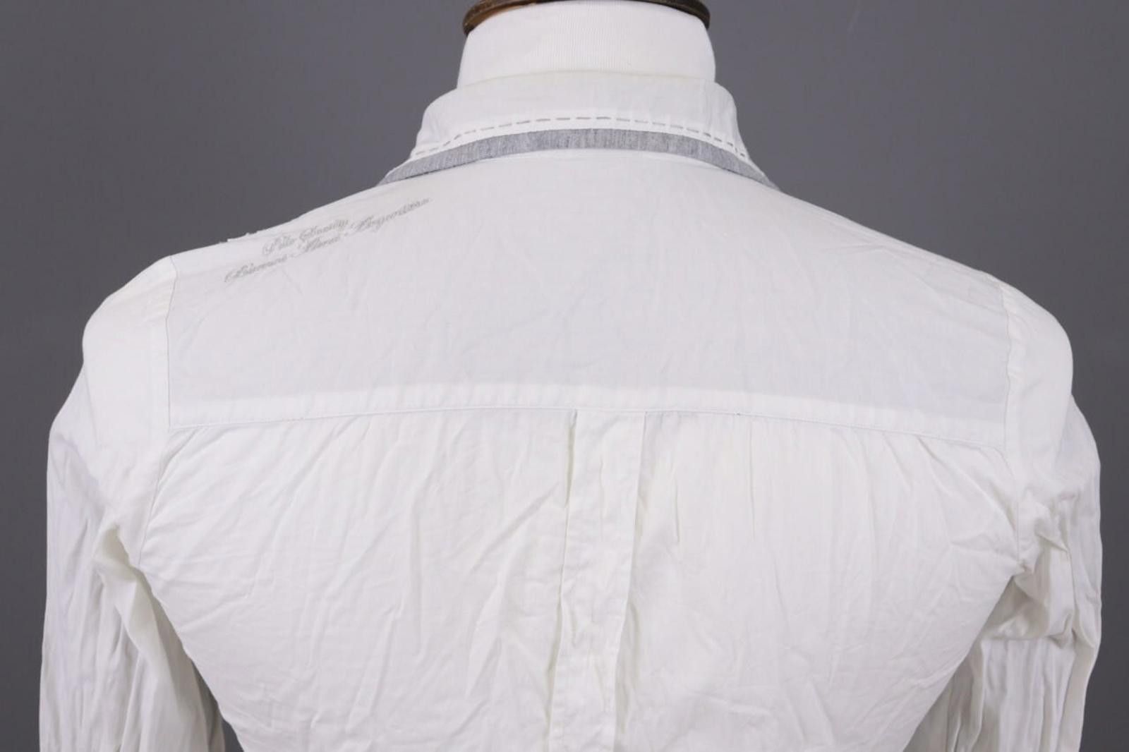 La Martina La Martina White Long Sleeve Button Down Shirt Size M Size US M / EU 48-50 / 2 - 9 Thumbnail