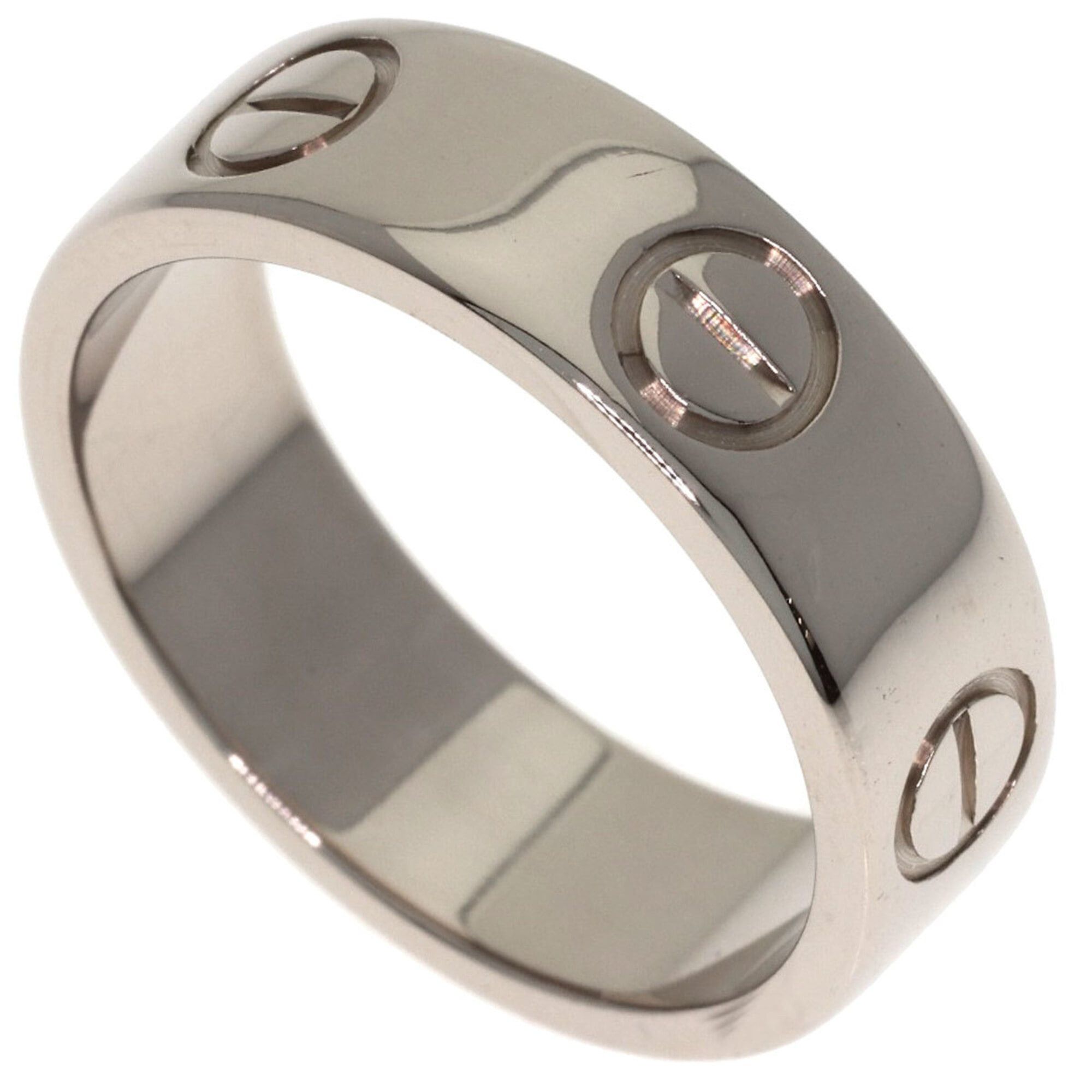 Cartier Cartier Love Ring #49, 18K White Gold, Women's Ring, CARTIER Size ONE SIZE - 1 Thumbnail