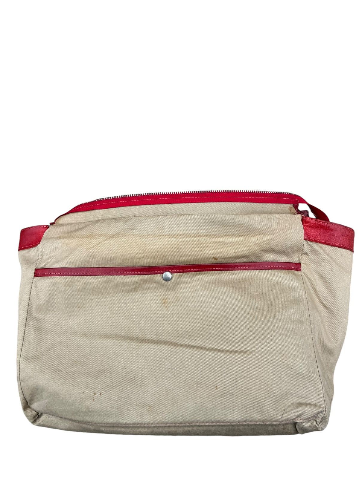 Japanese Brand Vintage PICCINO Tokyo Stains Patina Leather Bag Size ONE SIZE - 23 Thumbnail