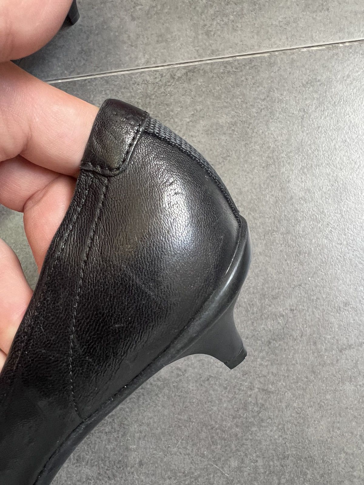 Prada Vintage PRADA Sport square toe Ballets Kitten Heels office Size US 11 / IT 41 - 12 Thumbnail