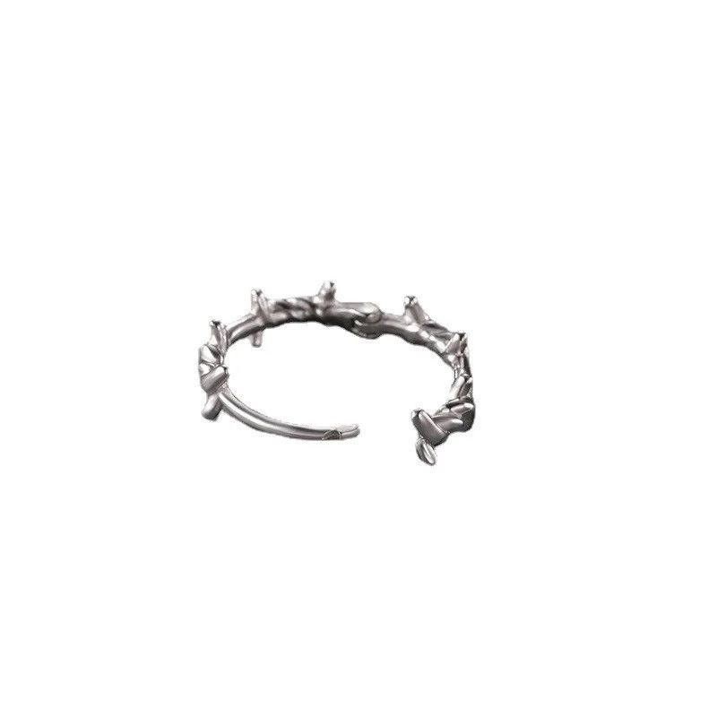Other 925 silver color retro punk earrings （1pairs） Size ONE SIZE - 6 Thumbnail