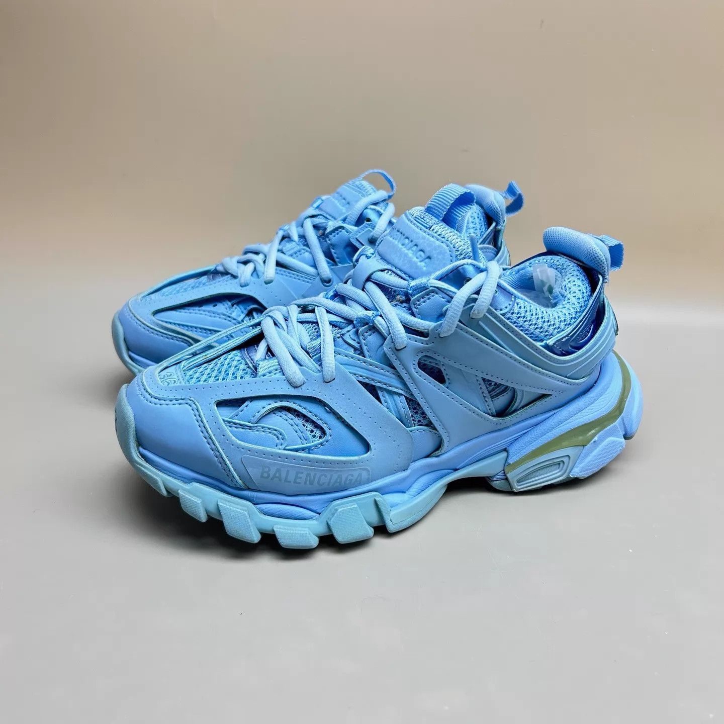 Balenciaga Balenciaga Track Light Blue Platform Sneaker 95 New EU 36 Size US 5.5 / IT 35.5 - 1 Thumbnail