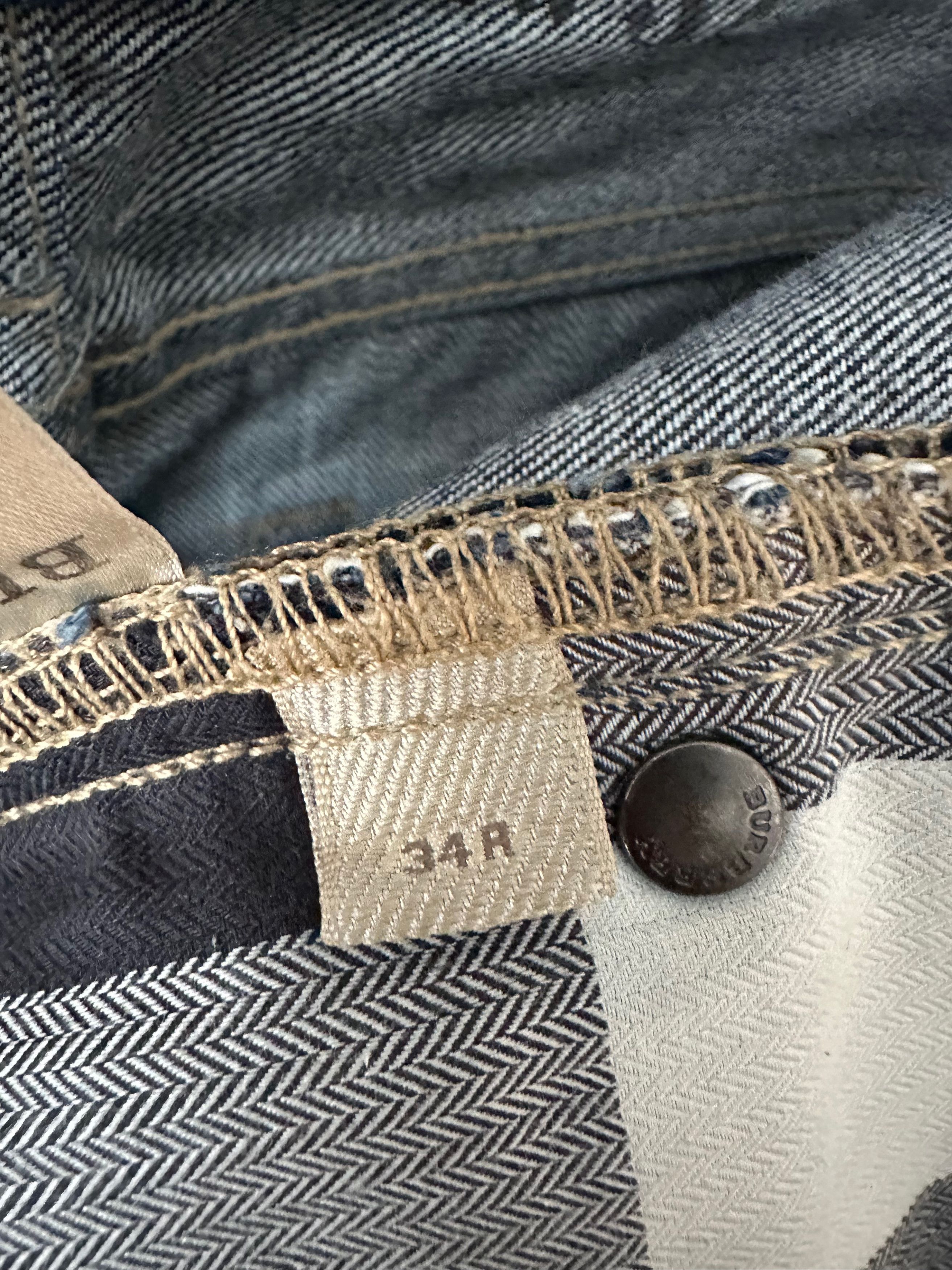 Burberry BURBERRY Brit indigo blue denim pants jeans Size US 34 / EU 50 - 11 Thumbnail