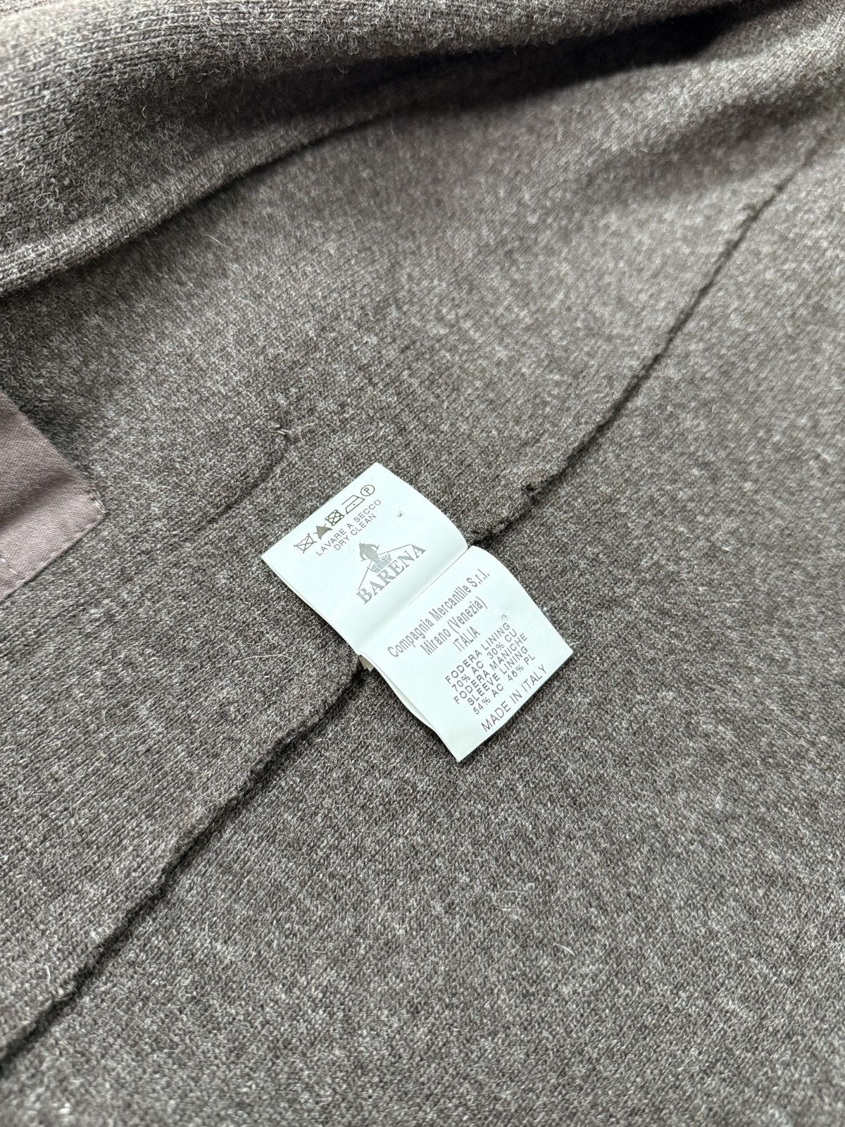 Barena Venezia Barena Venezia Unstructured Wool Knit Jacket Blazer Brown Size 48R - 9 Thumbnail