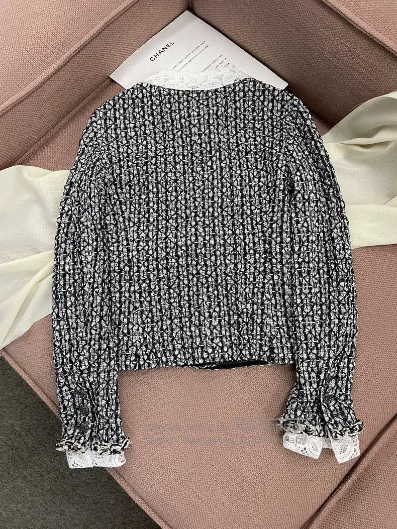 Chanel Chanel Heavy industry beaded two-pocket lace stitching jac Size XS / US 0-2 / IT 36-38 - 5 Thumbnail