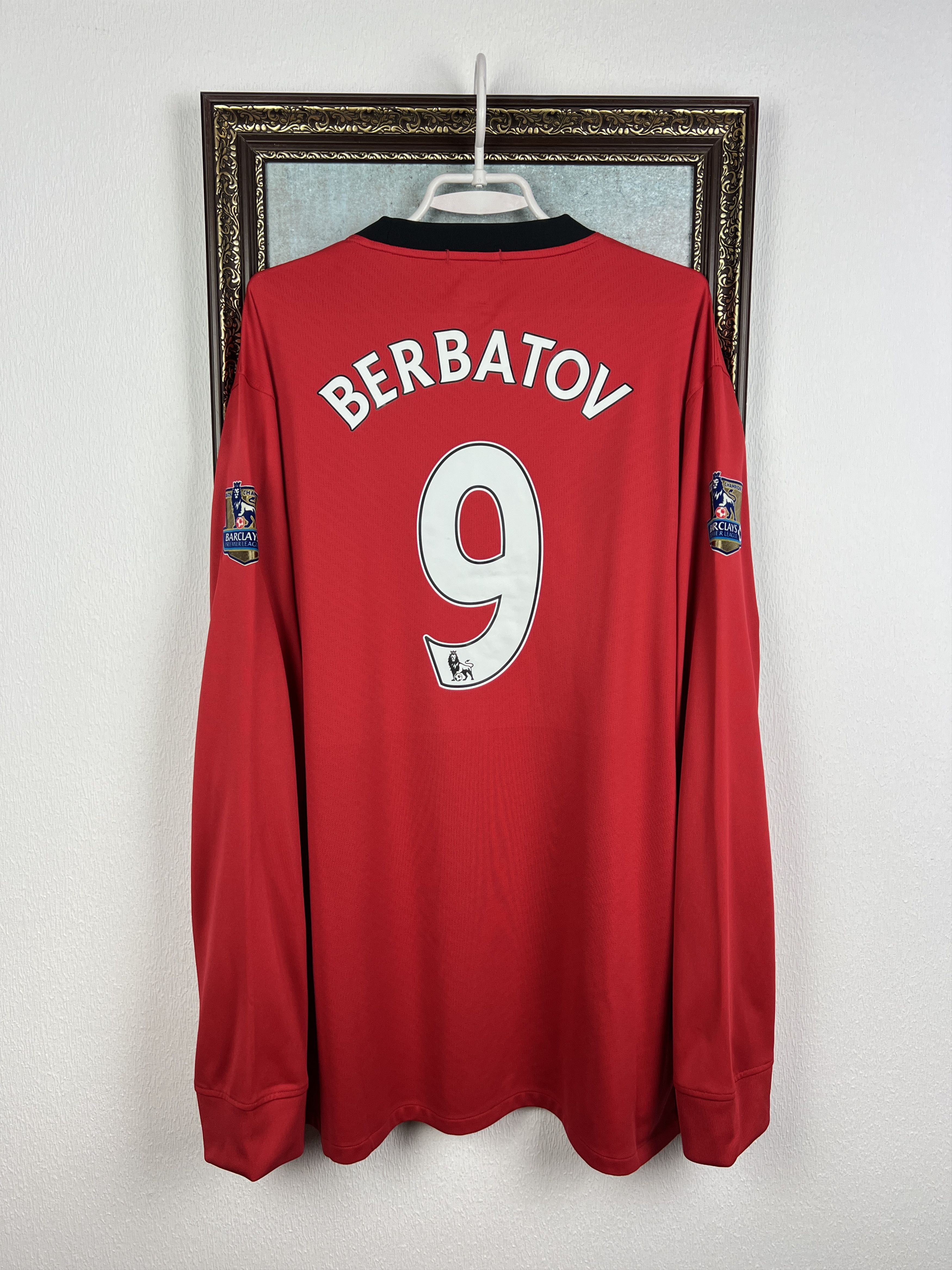 Nike Manchester football shirt Berbatov Long Sleeve Jersey 3XL Size US XXL / EU 58 / 5 - 1 Thumbnail