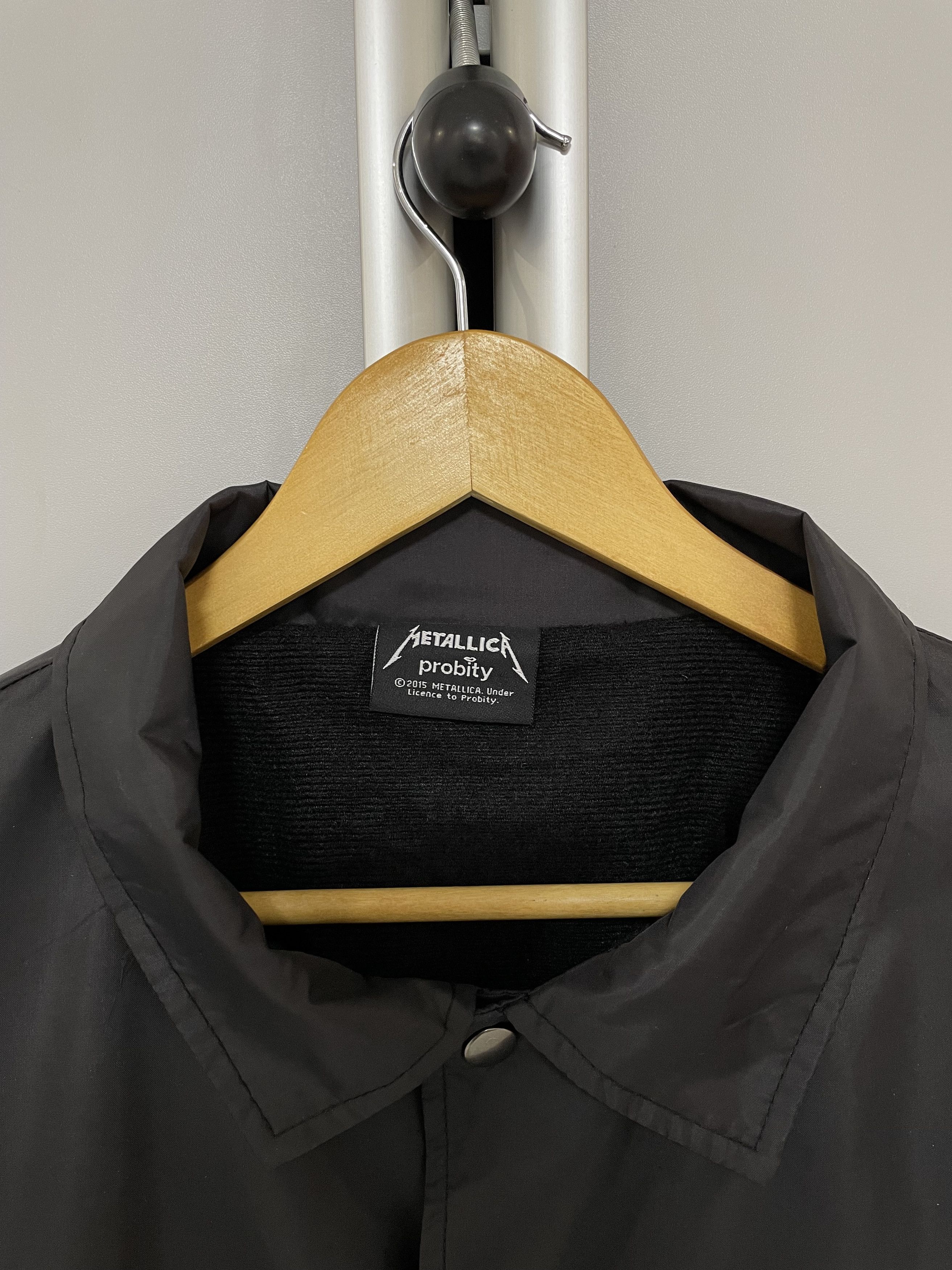 Metallica METALLICA Scary Guy Coach Jacket Big Logo Metal Rare Bomber Size US M / EU 48-50 / 2 - 10 Thumbnail