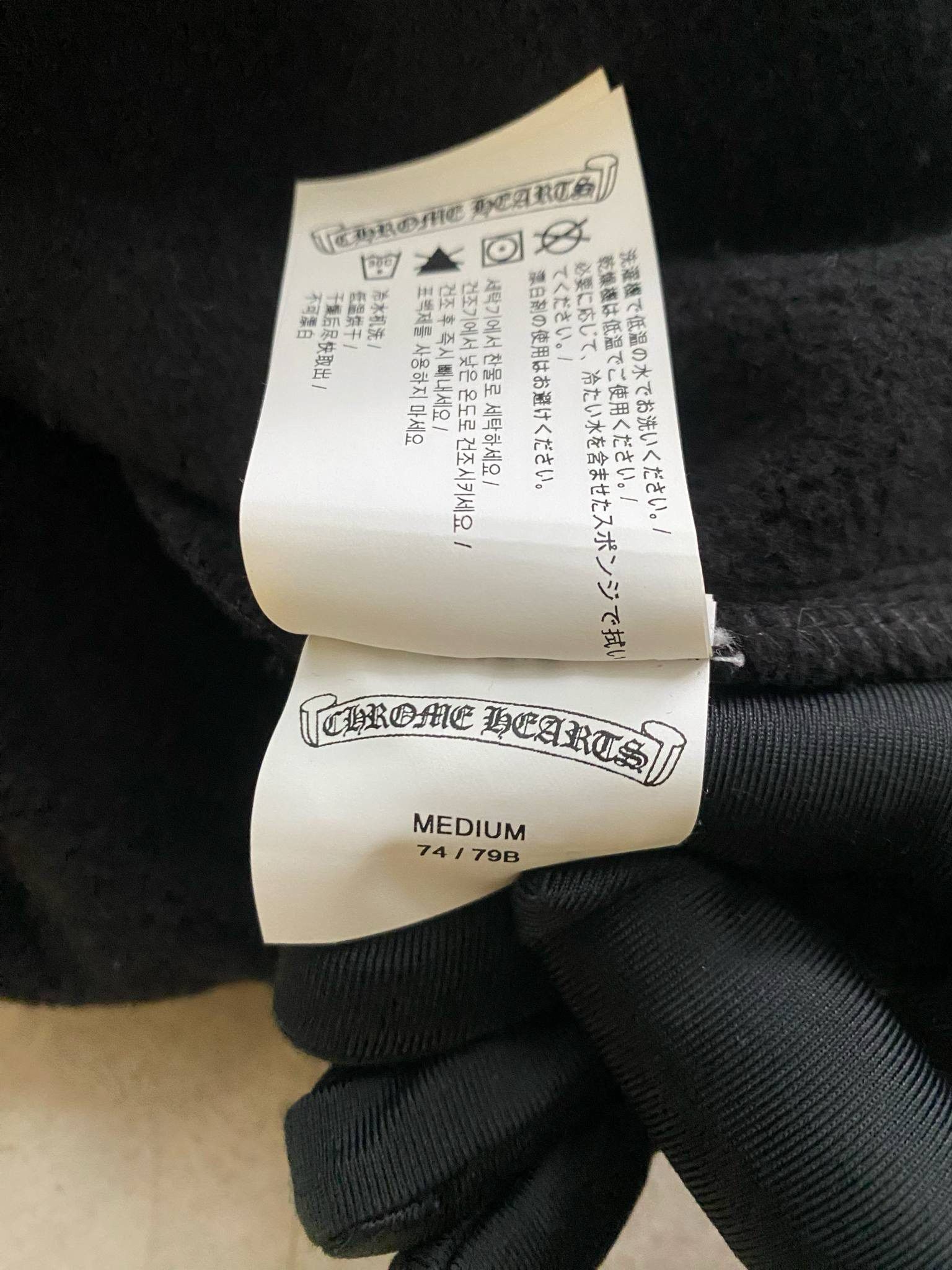Chrome Hearts CHROME HEARTS Sailin On Triple Embroidery Black Shorts Size US 29 - 9 Thumbnail