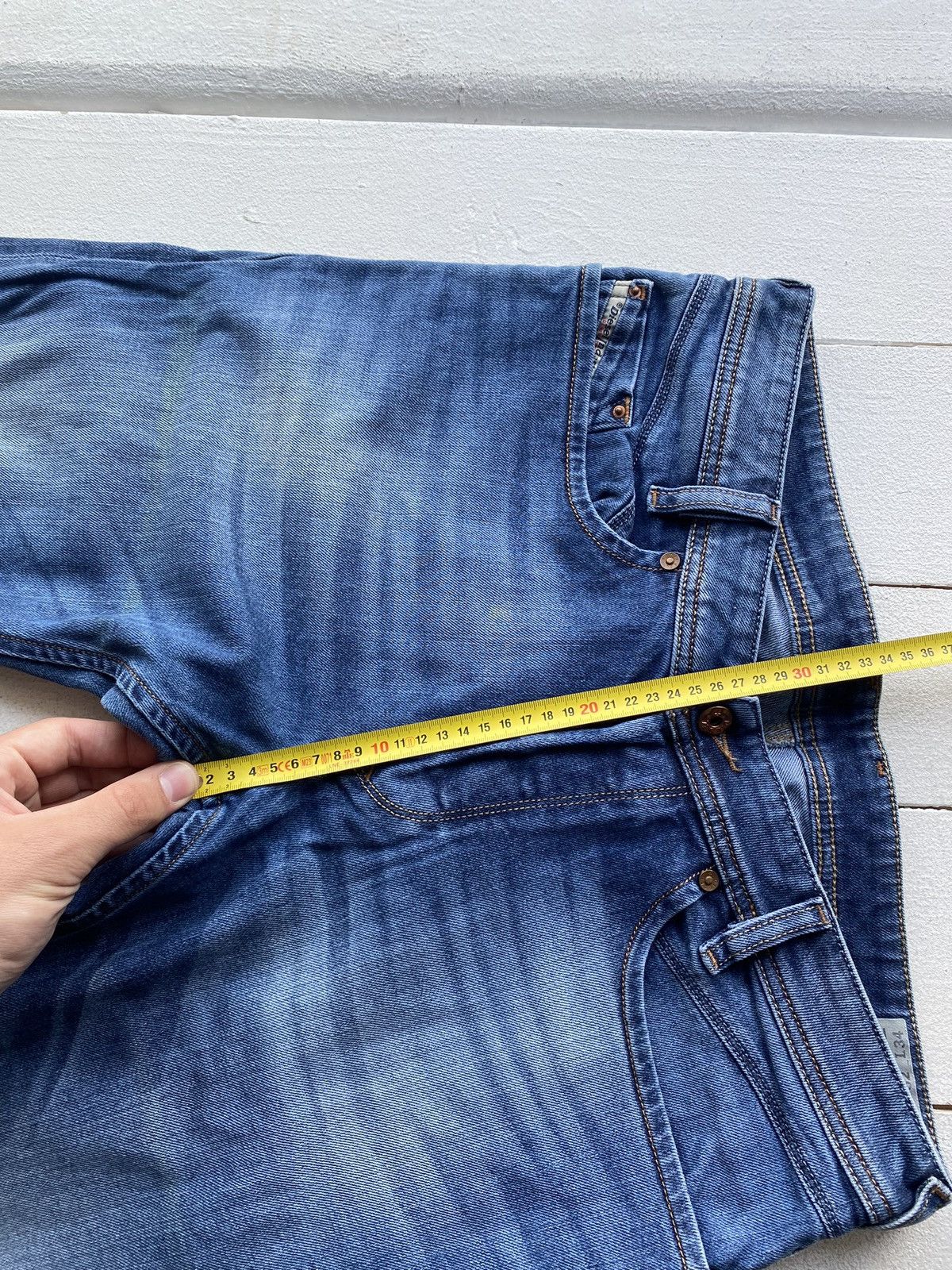 Diesel × Vintage 🔥Punk Opium Diesel Blue Mens Jeans 32 regular slim tapered Size US 32 / EU 48 - 10 Thumbnail