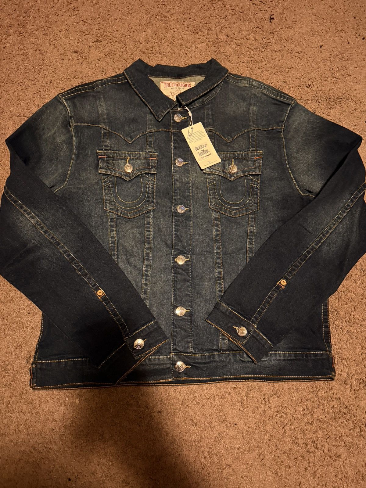 True Religion True Religion Denim Jacket Size US XXL / EU 58 / 5 - 3 Thumbnail