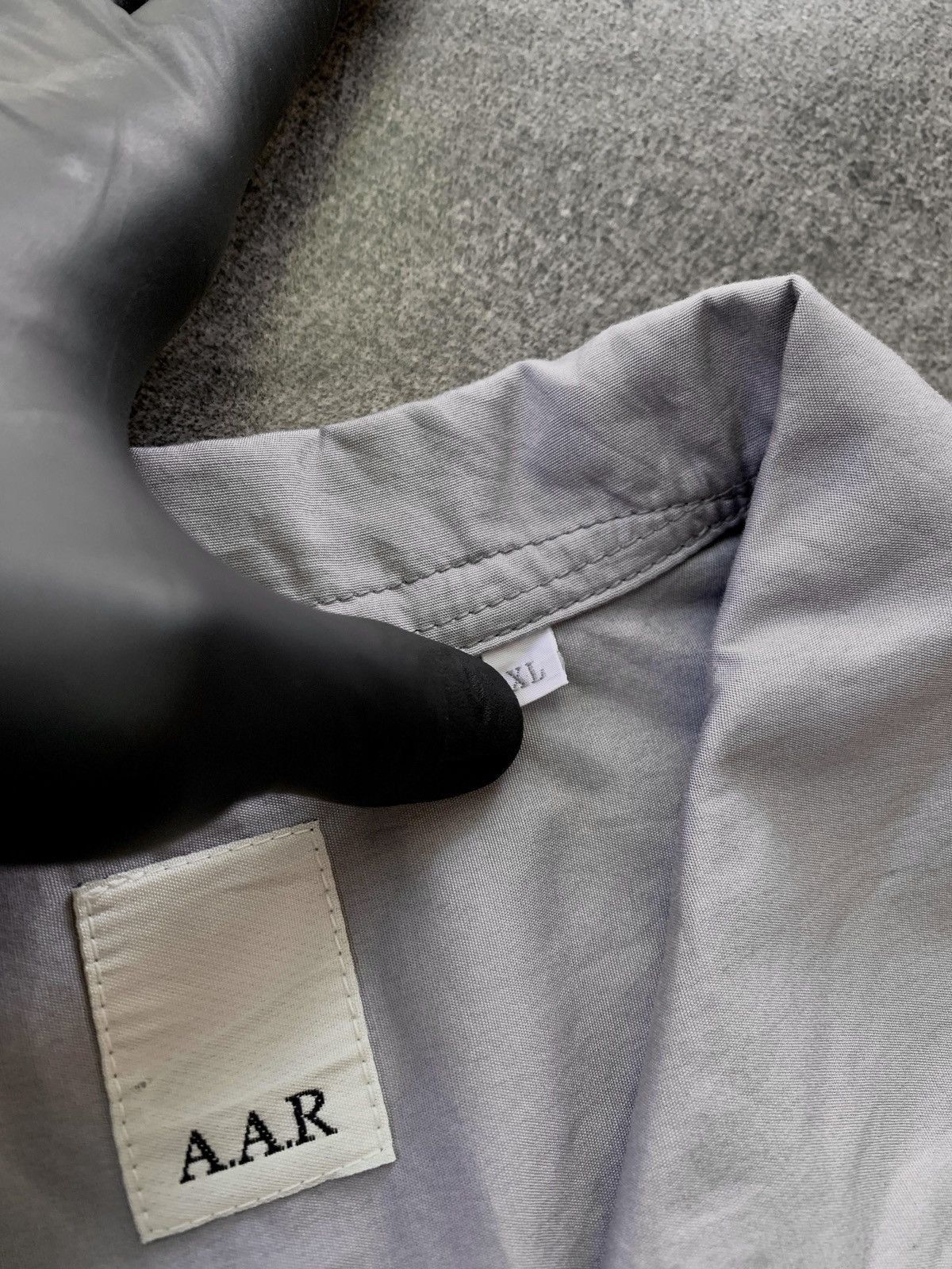 Yohji Yamamoto FREE TAX! AAR Ribbon Paneled Open Collar Shirt Size US M / EU 48-50 / 2 - 10 Thumbnail