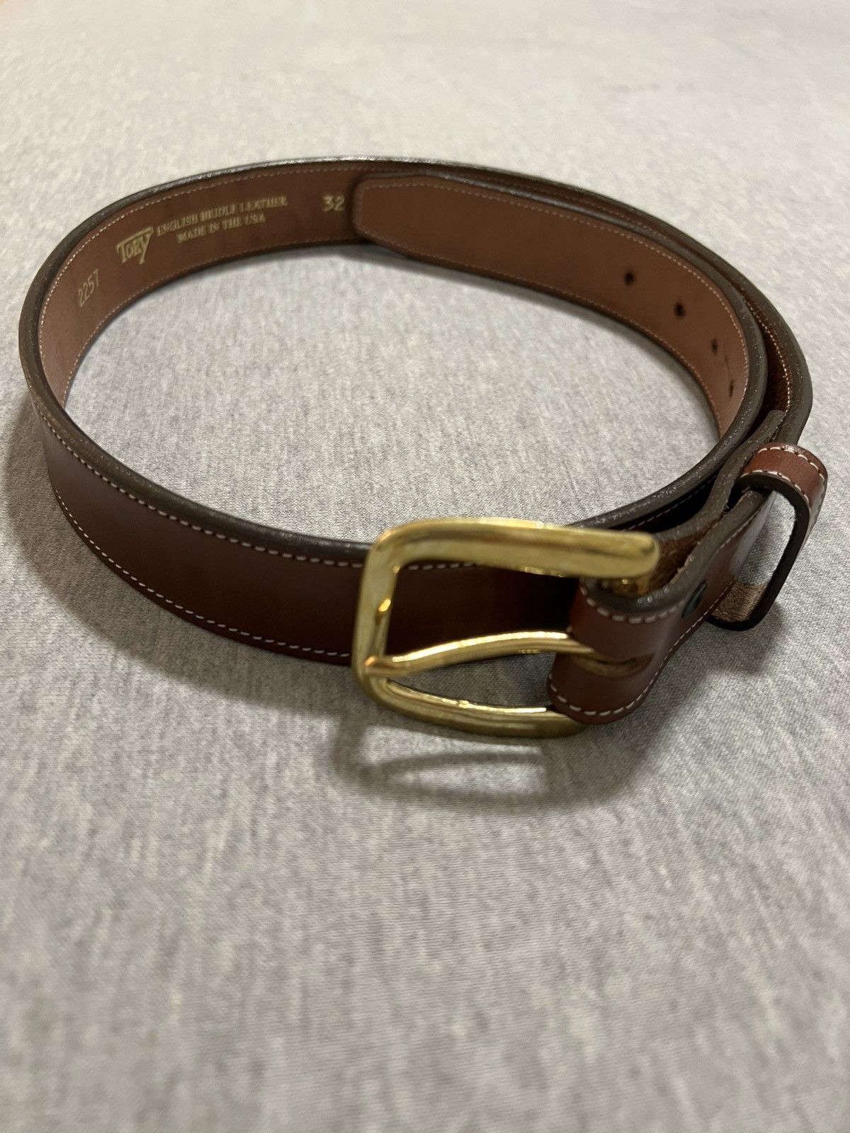 Tory Leather Stitched Belt