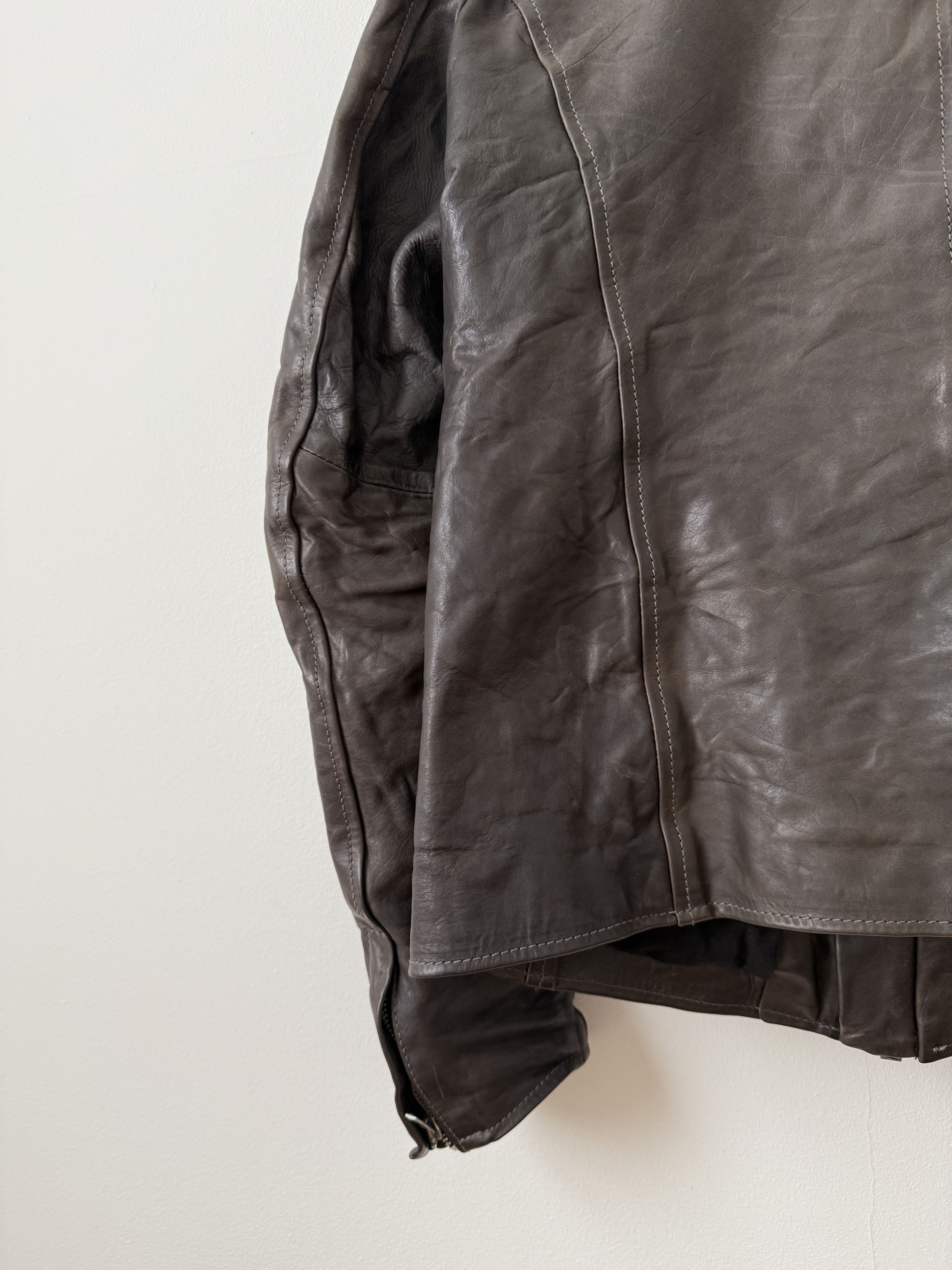 Poeme Bohemien Leather Moto Jacket Size US M / EU 48-50 / 2 - 13 Thumbnail