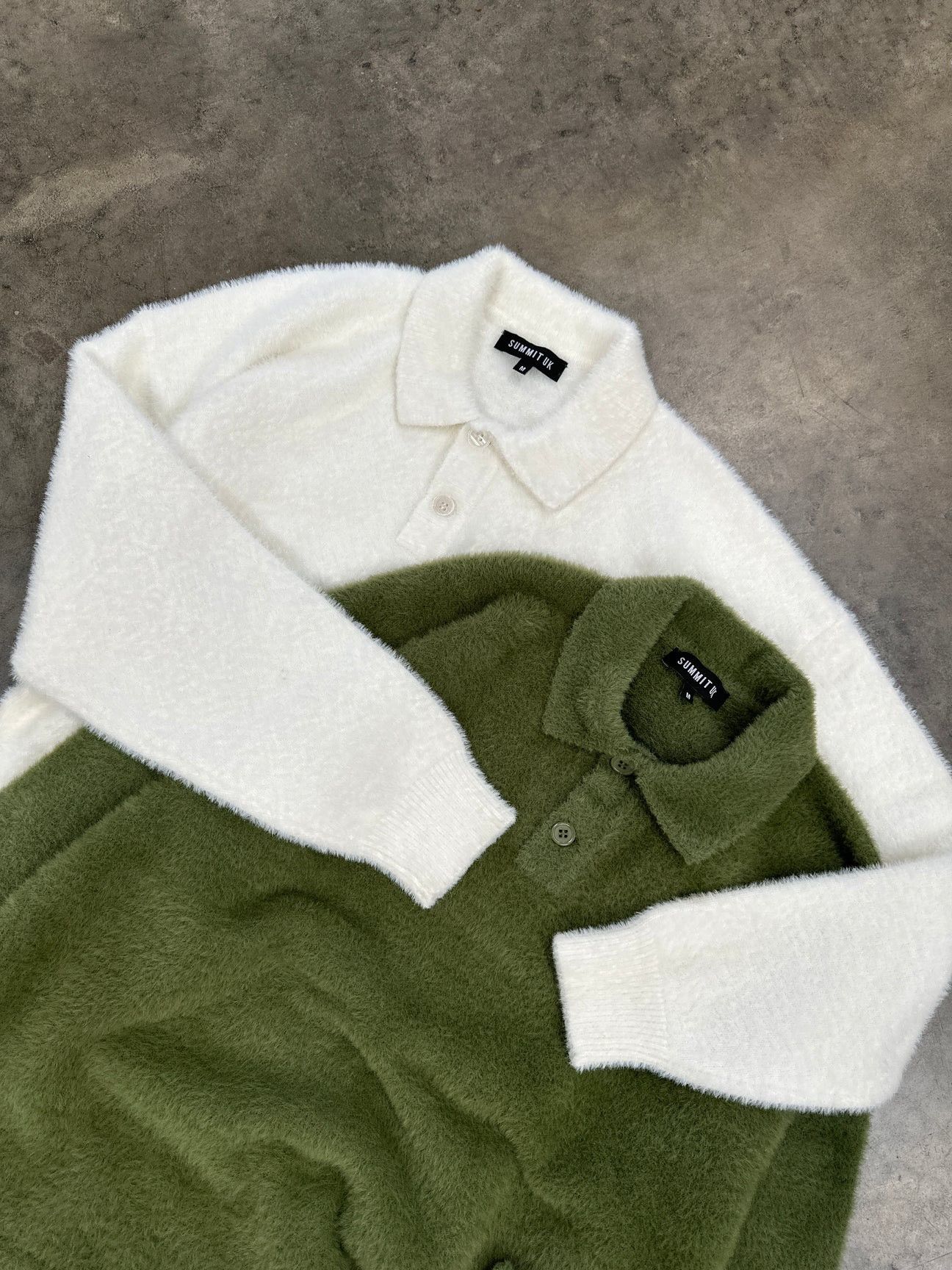 Summit Clothing Knit Polo Olive Size S Size US S / EU 44-46 / 1 - 3 Thumbnail