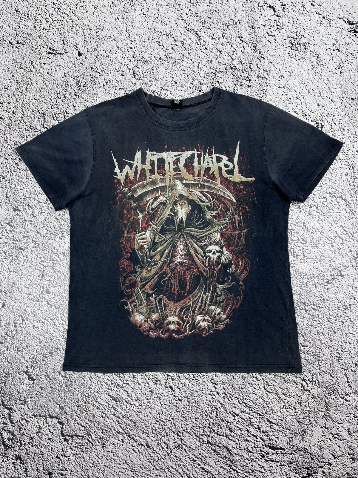 Band Tees Vintage Whitechapel trashed faded deathcore band tshirt Size US L / EU 52-54 / 3 - 1 Thumbnail