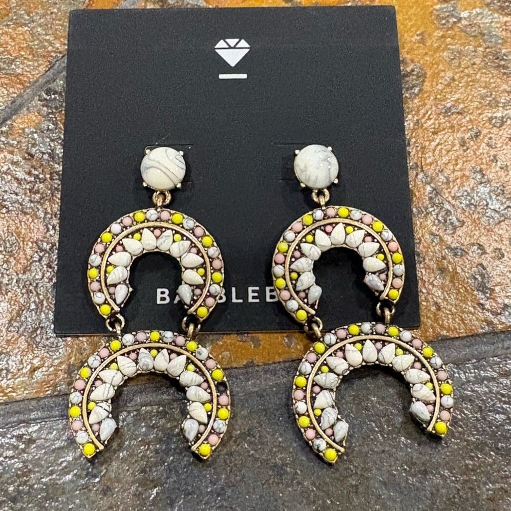 Other BaubleBar Crescent Statement Drop Earrings – NWOT Size ONE SIZE - 1 Thumbnail