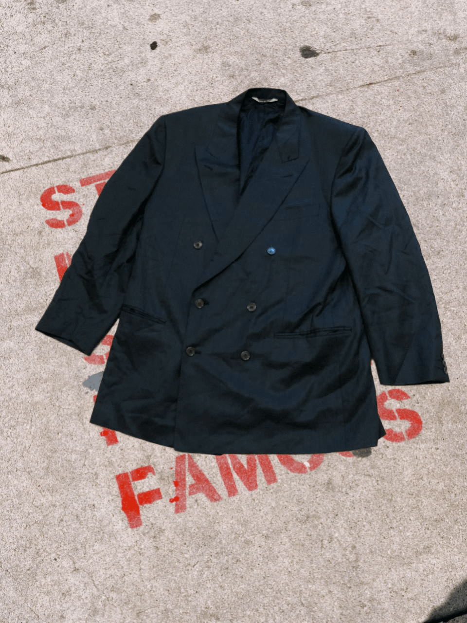 Lanvin LUXURY Y2K Black Classic LANVIN Size 52R Size 52R - 1 Thumbnail