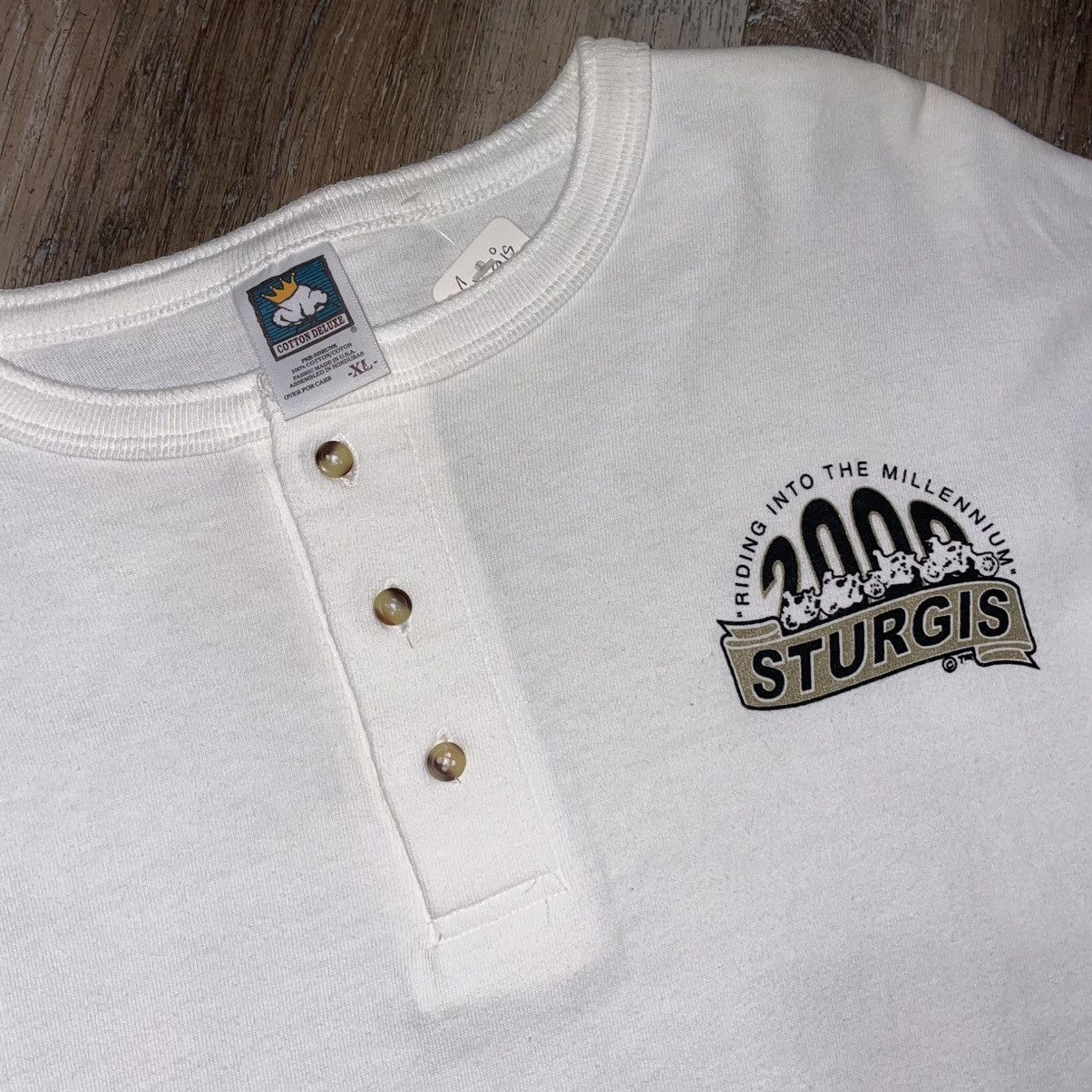 Harley Davidson 2000 Sturgis Rally Harley Davidson Vintage Biker Tee Mens XL Size US XL / EU 56 / 4 - 5 Thumbnail