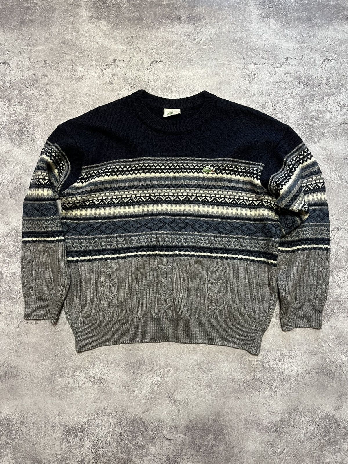 Lacoste Vintage Lacoste sweater Size US S / EU 44-46 / 1 - 1 Thumbnail
