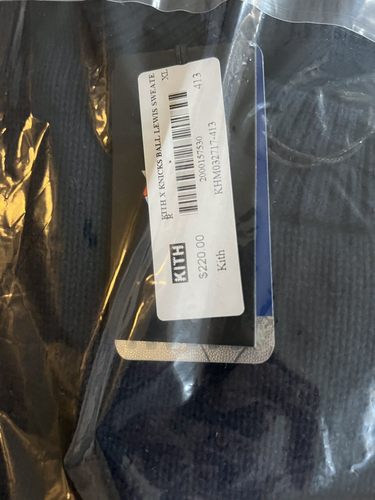 Kith Kith for NY Knicks Ball Lewis Sweater Nocturnal Size XL Size US XL / EU 56 / 4 - 8 Thumbnail