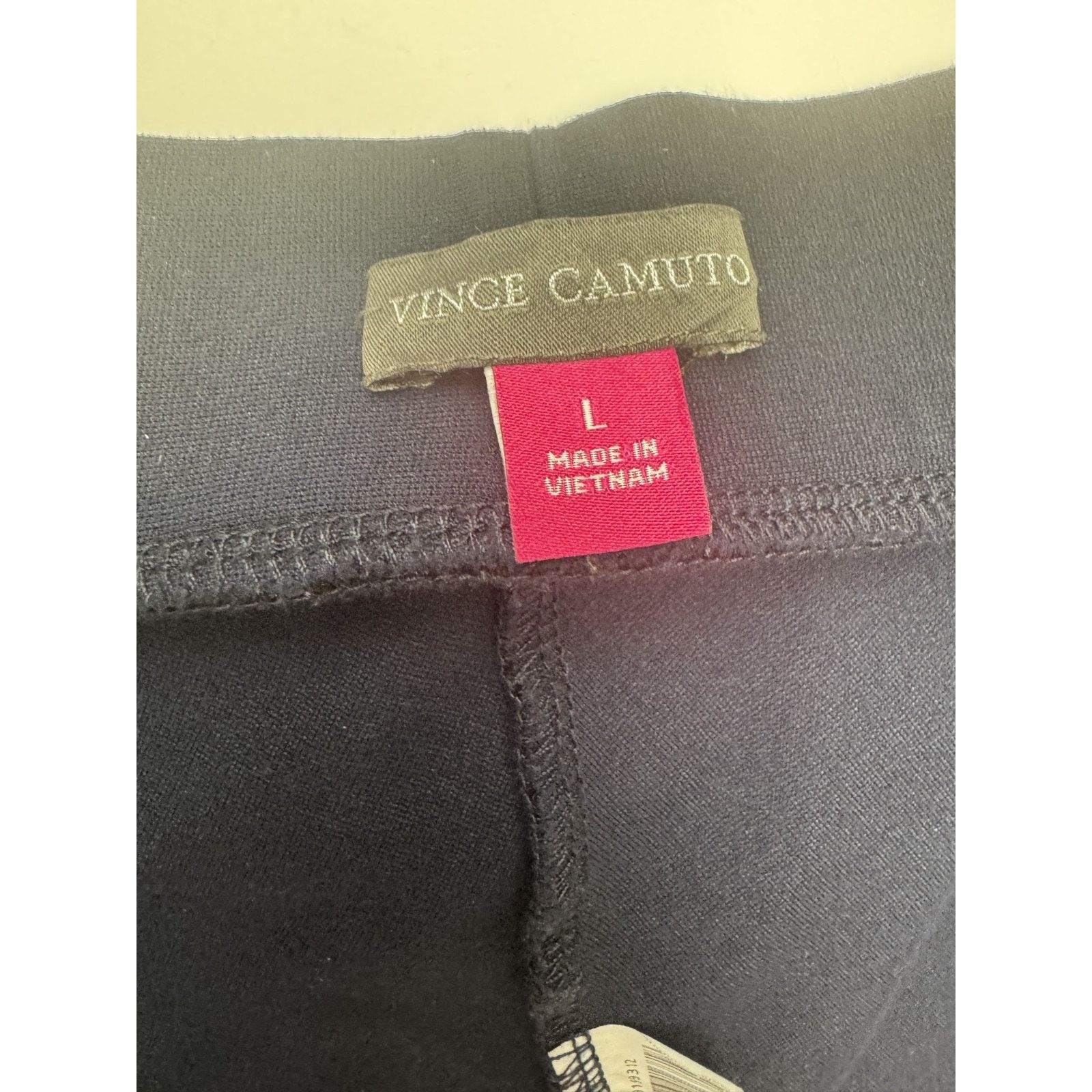 Vince Camuto Vince Camuto Ponte Knit Slim Leg Navy Blue Pants 9199312 Lrg Size 32" / US 10 / IT 46 - 3 Thumbnail