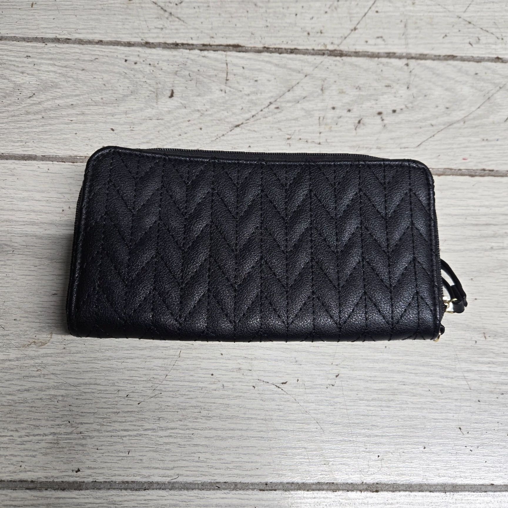 Jessica Simpson Jessica Simpson Wallet Black Faux Leather Snap Clutch Organizer One Size Women Wallet Size ONE SIZE - 3 Thumbnail
