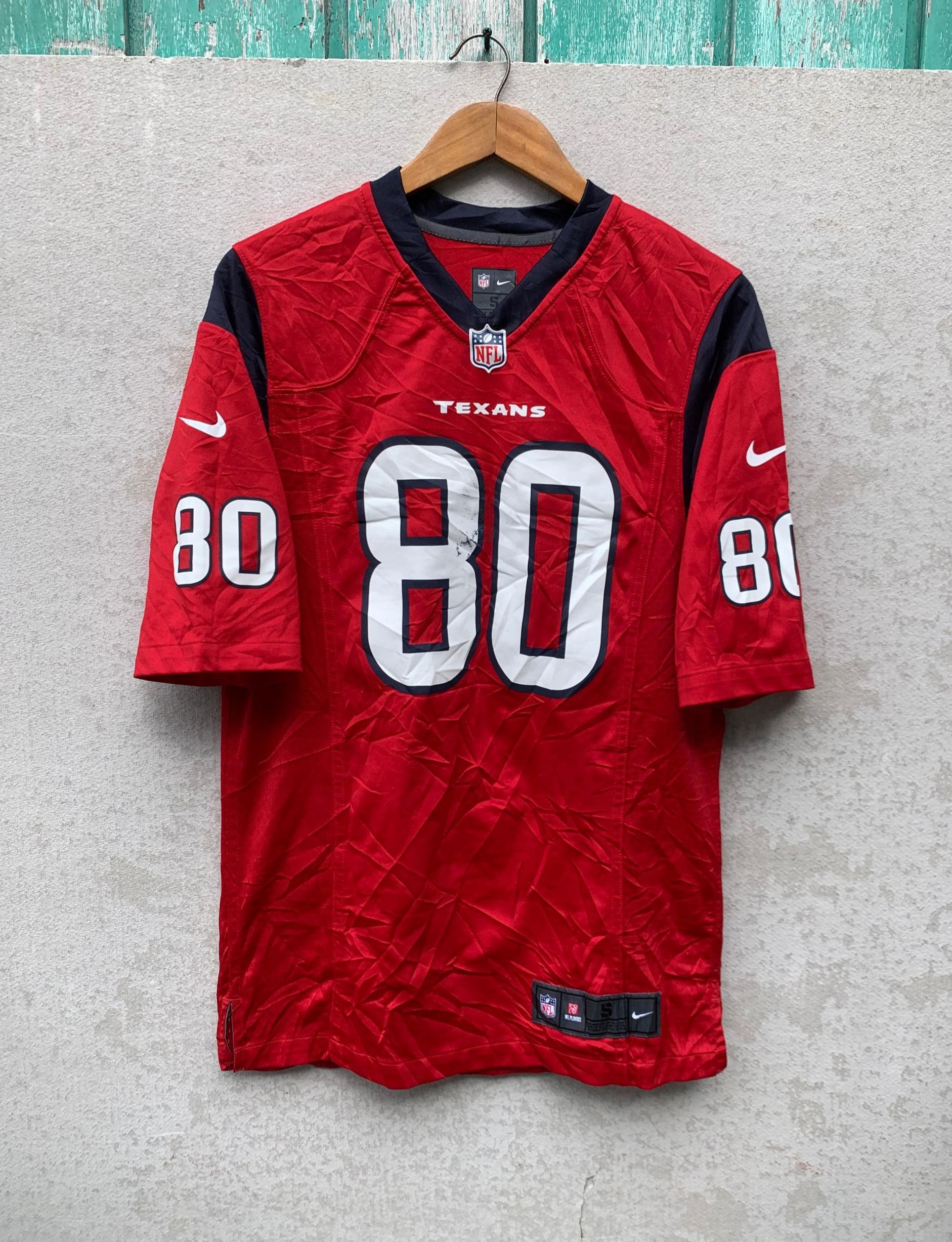 NFL × Nike × Vintage Vintage Nike Texans NFL A.JOHNSON Jersey Size US S / EU 44-46 / 1 - 1 Thumbnail