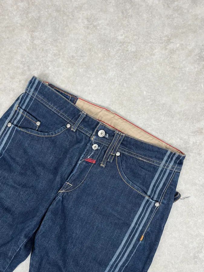 Marithe + Francois Girbaud 2000s Marithé + François Girbaud Large Navy Denim Jeans Size US 30 / EU 46 - 6 Thumbnail