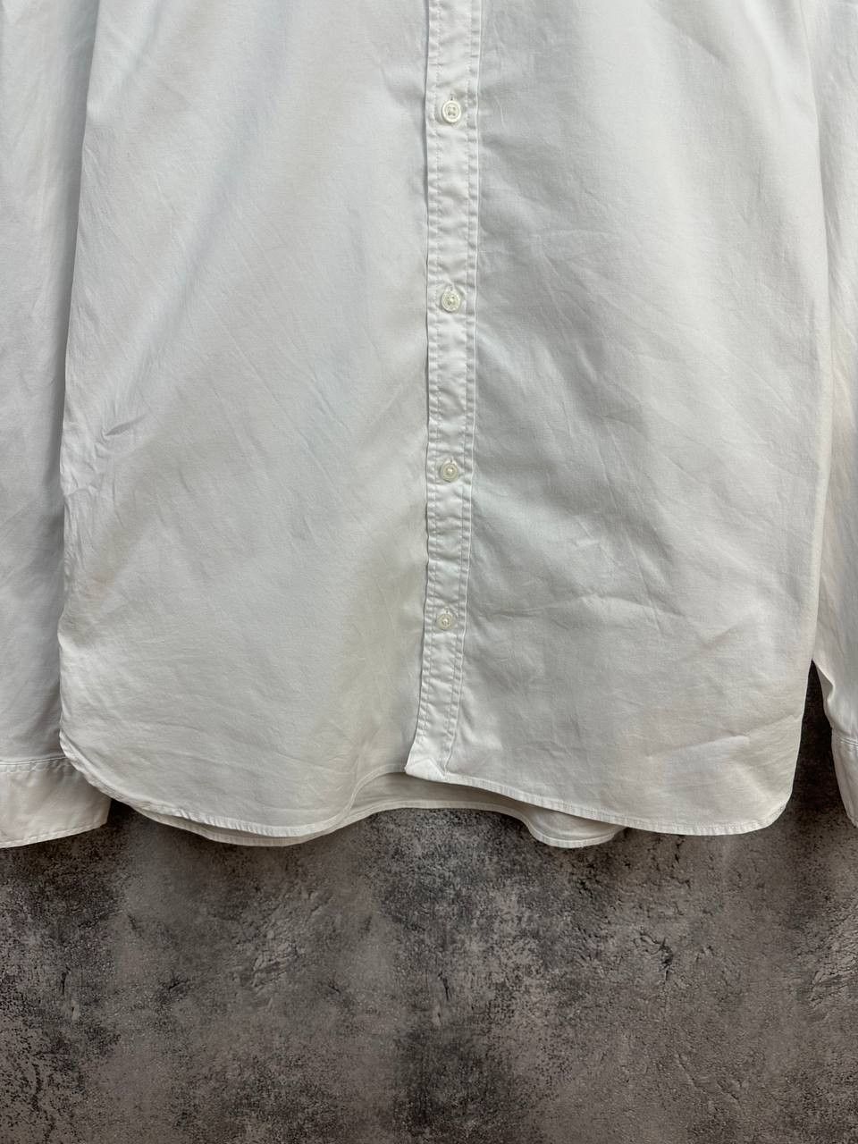 Allsaints ALLSAINTS Hawthorne LS Shirt Poplin Cotton White Button Up Size US L / EU 52-54 / 3 - 7 Thumbnail