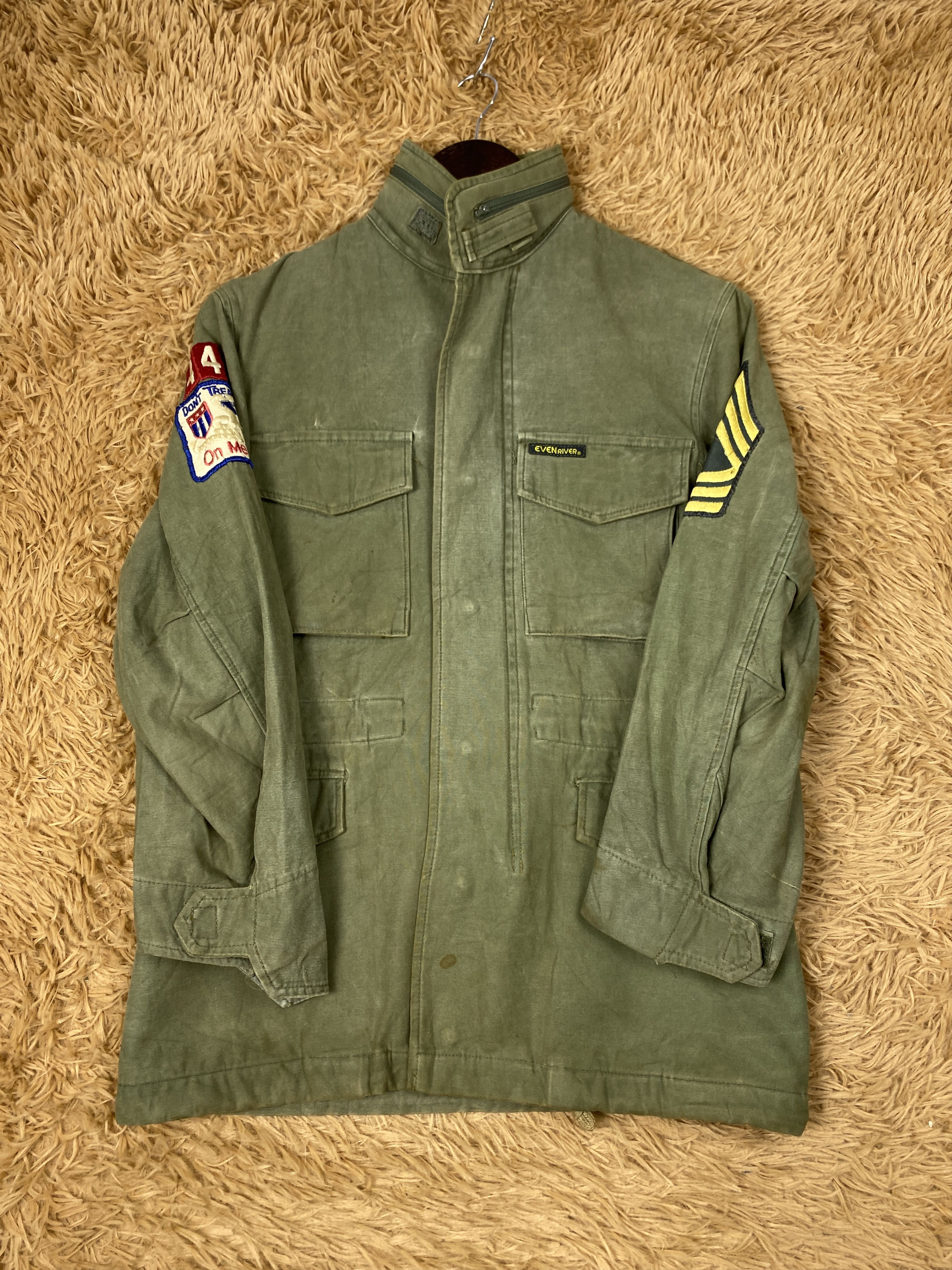 Japanese Brand Vintage Even River Military Parkas Long Jacket PJ2578 Size US S / EU 44-46 / 1 - 4 Thumbnail
