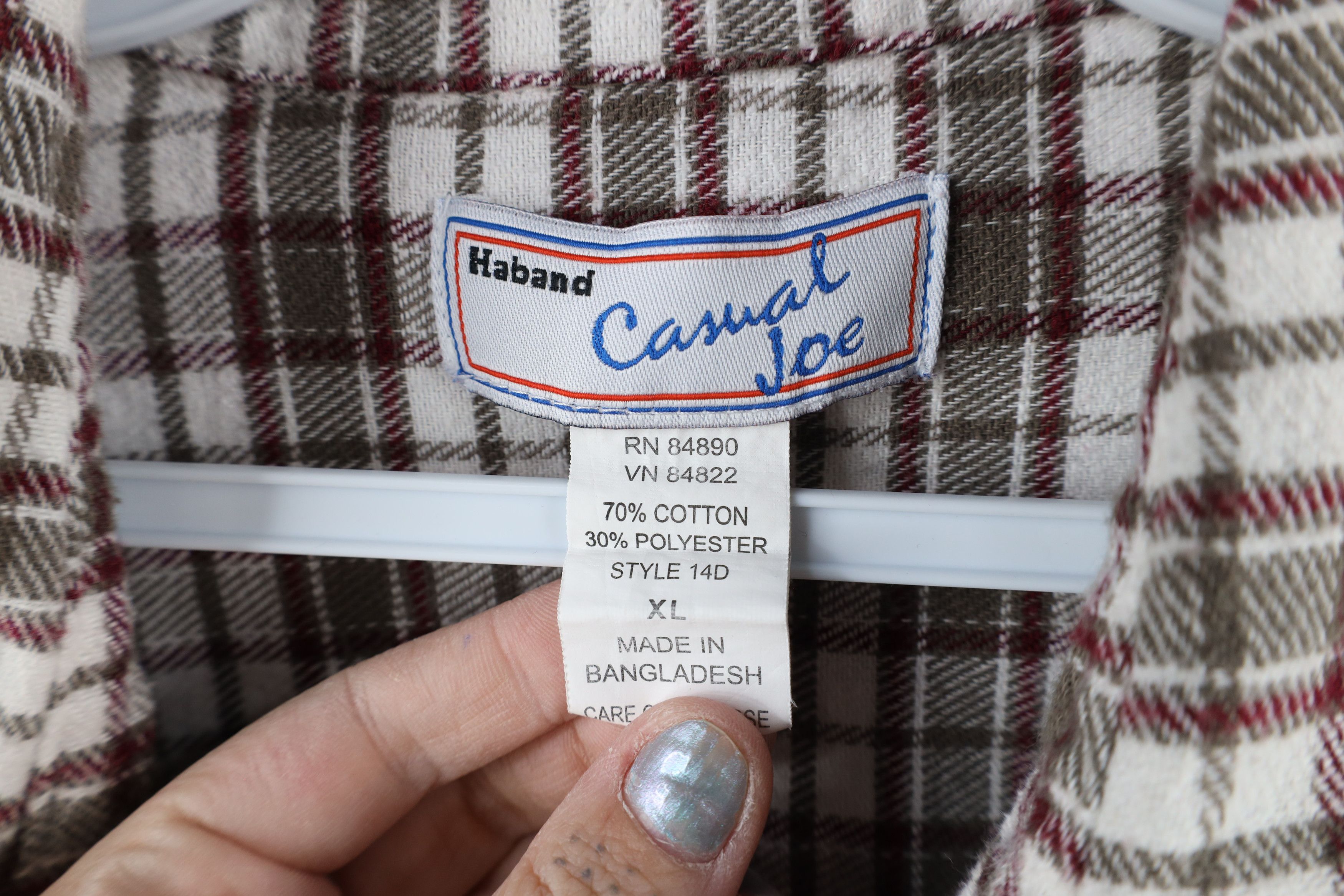 Vintage Vintage 90s Streetwear Collared Snap Button Shirt Plaid Size US XL / EU 56 / 4 - 7 Thumbnail