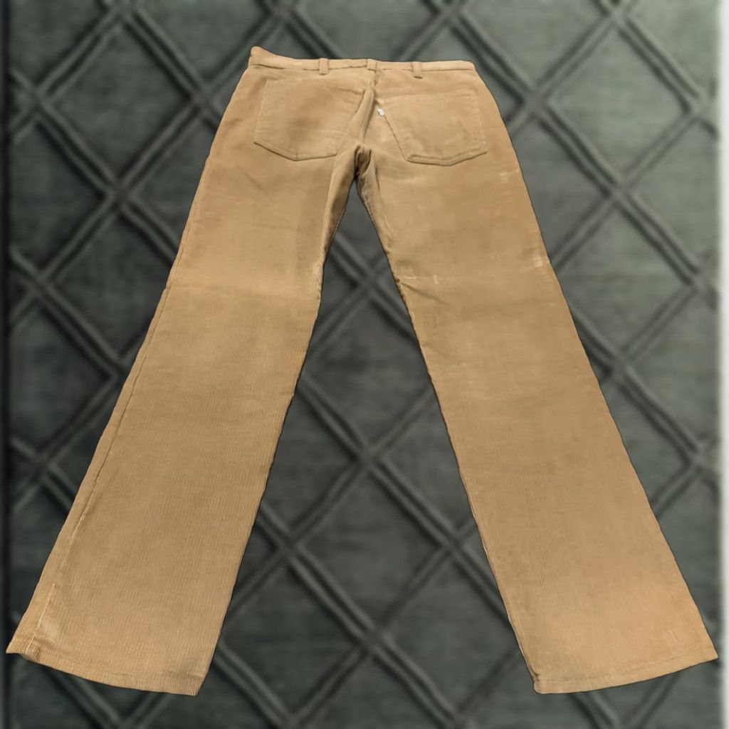 Levi's VINTAGE Levi's 519 Jeans Corduroy Wheat Beige 32x30 Regular Mens Straight 30 in 32 in EUC Talon Size US 32 / EU 48 - 1 Thumbnail