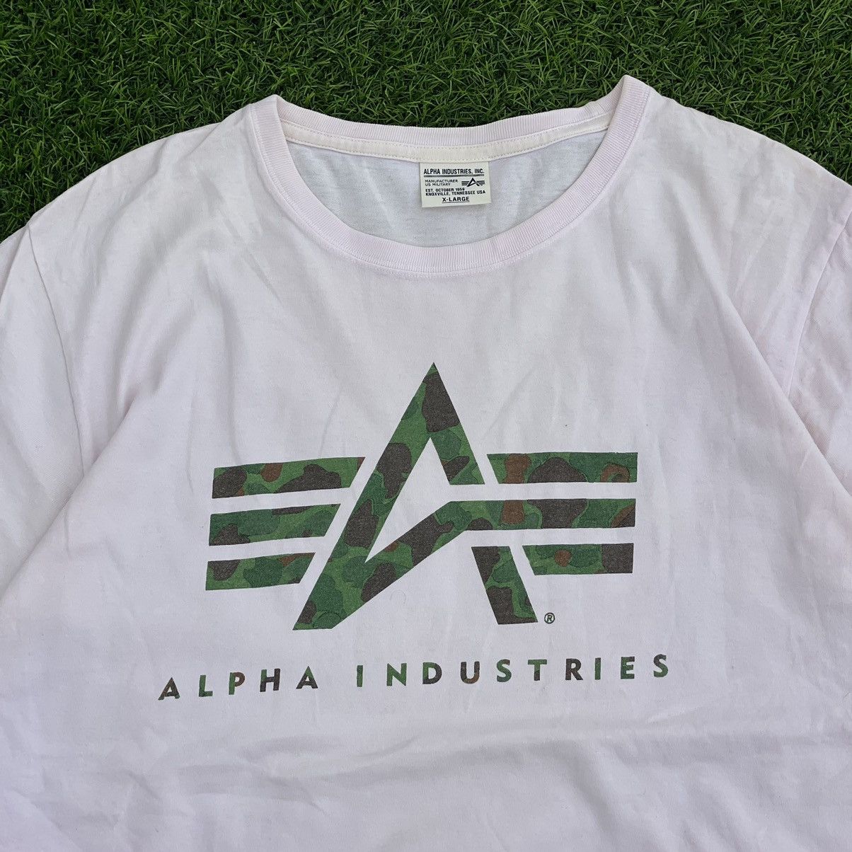 Alpha Industries ALPHA INDUSTRIES BIG LOGO TSHIRT Size US XL / EU 56 / 4 - 2 Thumbnail