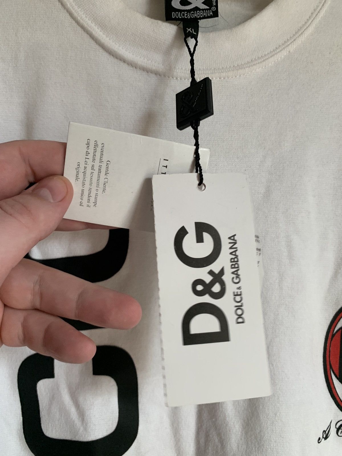 Other Ac Milan D&C dolce gabanna long sleeve shirt soccer jersey Size US M / EU 48-50 / 2 - 18 Thumbnail