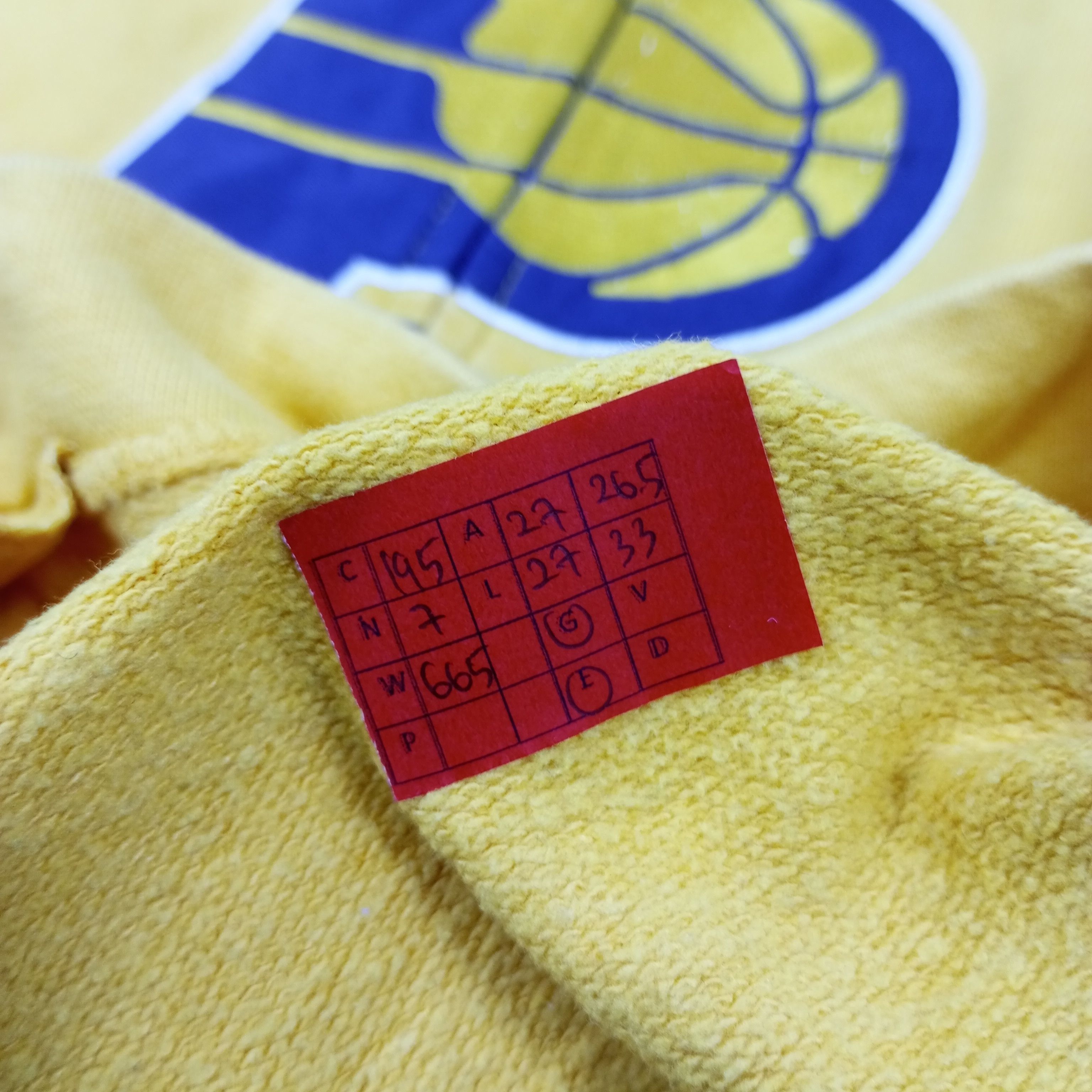 NBA × Vintage Pacers NBA Basketball Team Zipper Hoodies Big Size Size US XXL / EU 58 / 5 - 7 Thumbnail