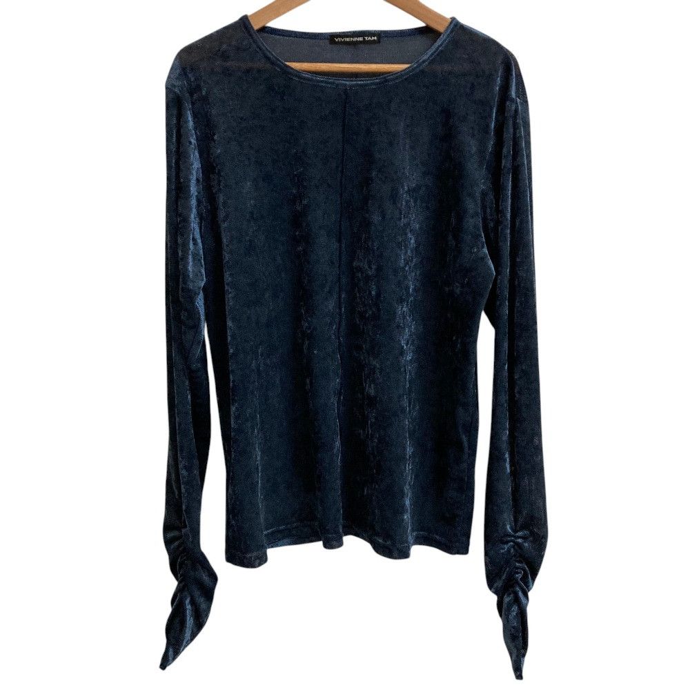 Other Other VIVIENNE TAM Velour Blouse Textile Tops 15275012 DUTY FREE for USA Size ONE SIZE - 1 Thumbnail