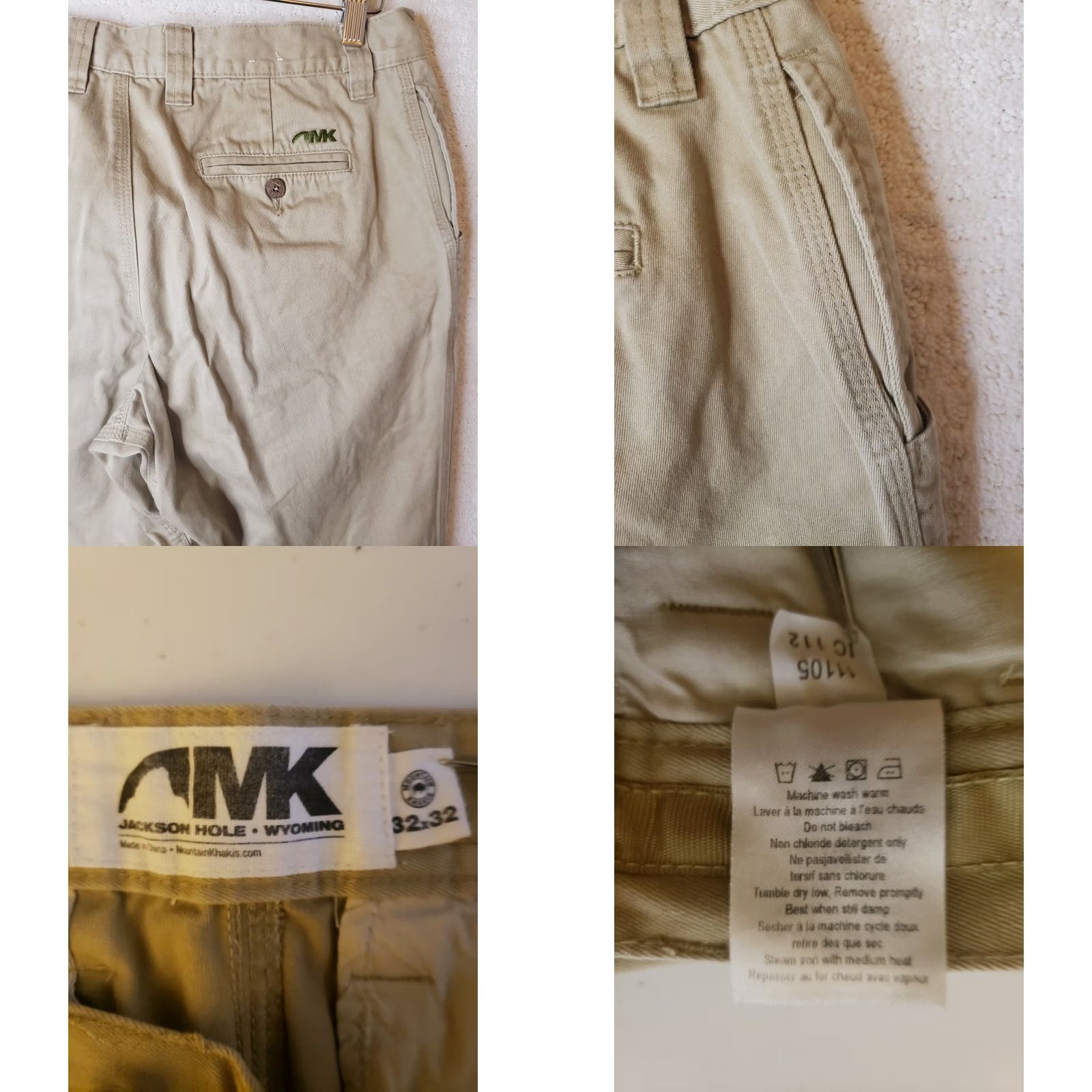 Mountain Khakis VINTAGE Mountain Khakis Mens Teton Twill Pants 32x32 Khaki 100% Cotton Relaxed Straight Beigewomens? Size US 32 / EU 48 - 8 Thumbnail