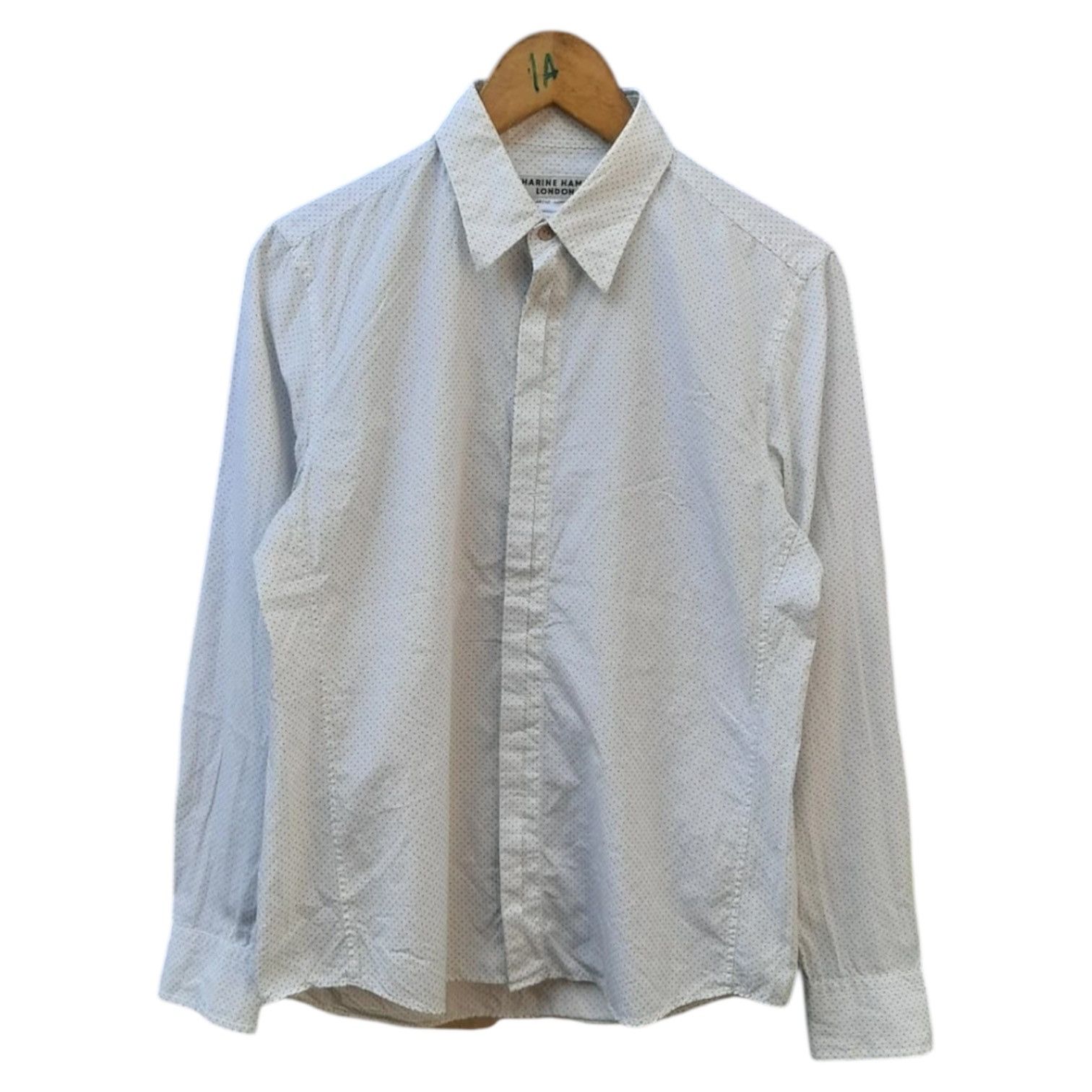 Katharine Hamnett London 2000s Katharine Hamnett London Polkadot Shirt Size US M / EU 48-50 / 2 - 1 Thumbnail