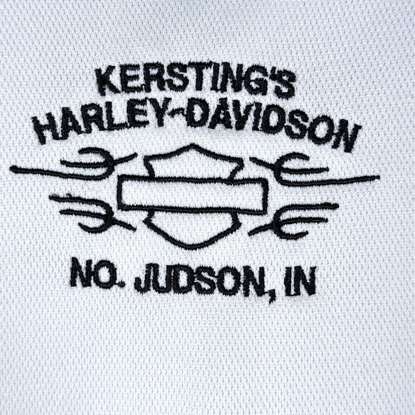 Harley Davidson VTG Harley-Davidson T-Shirt Men White Black Harley-Davidson Motorcycle VTG Jersey Stitched Patches Short Sleeve Crew Neck Large Size US L / EU 52-54 / 3 - 6 Thumbnail