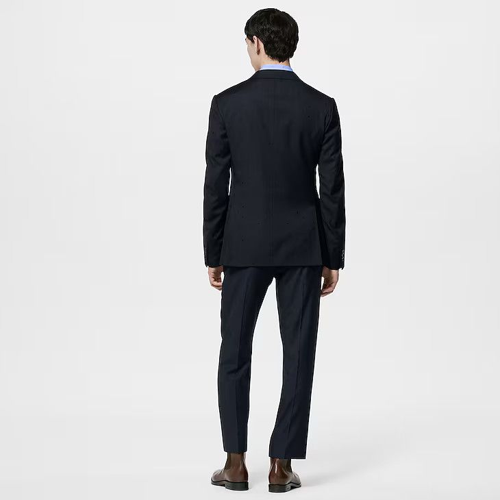 Louis Vuitton Single-Breasted Wool Pont Neuf Jacket - 48 S Size 48S - 5 Thumbnail