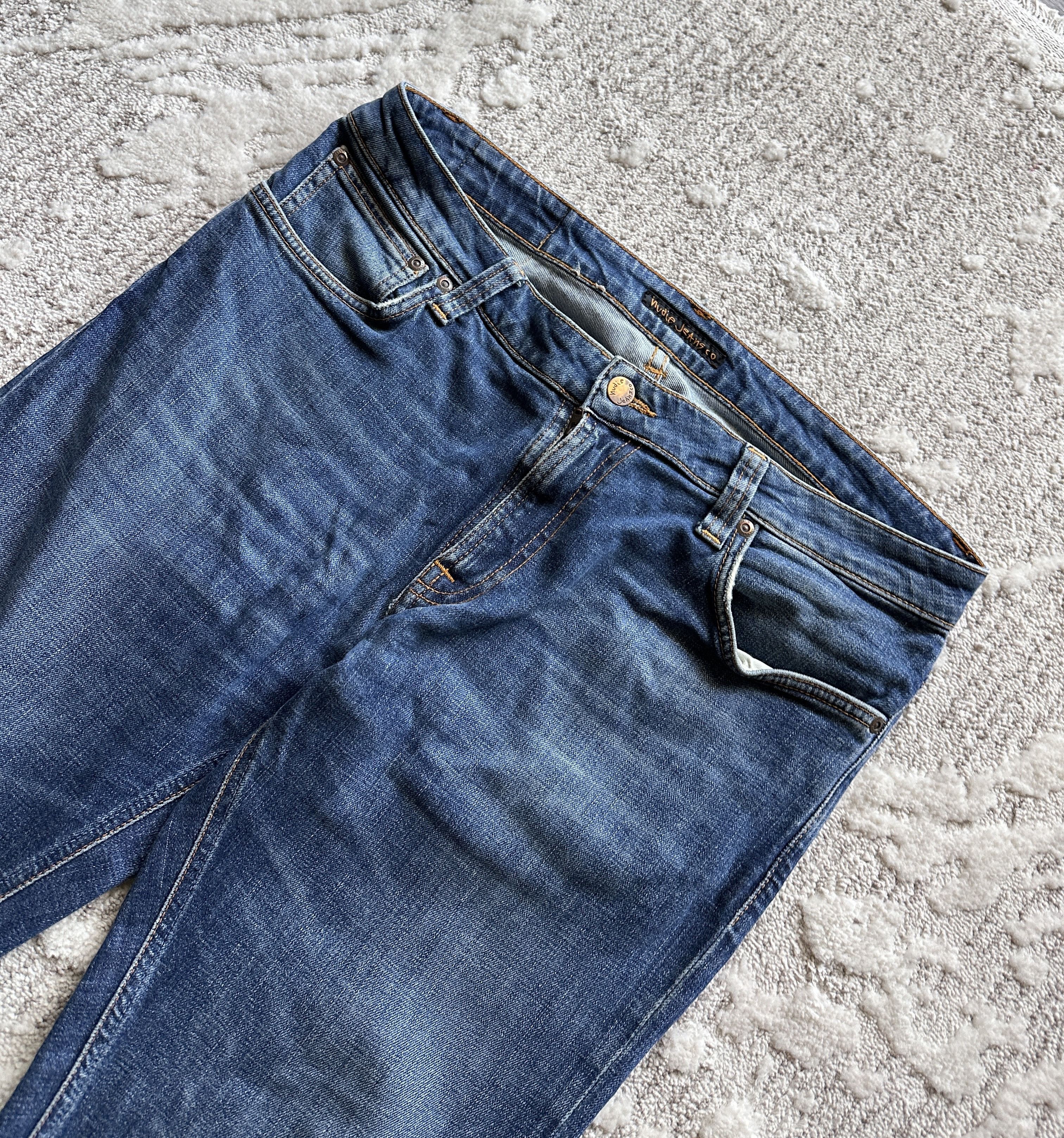 Nudie Jeans Denim trousers Nudie Jeans men slim Size US 34 / EU 50 - 6 Thumbnail