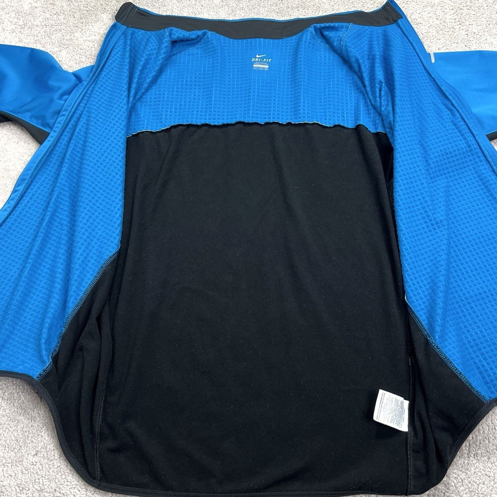 Nike Nike Element Shield Jacket Mens 2XL Full Zip Blue Black 424242-425 Mid-Length Pockets Reflective Lined Size US XXL / EU 58 / 5 - 4 Thumbnail